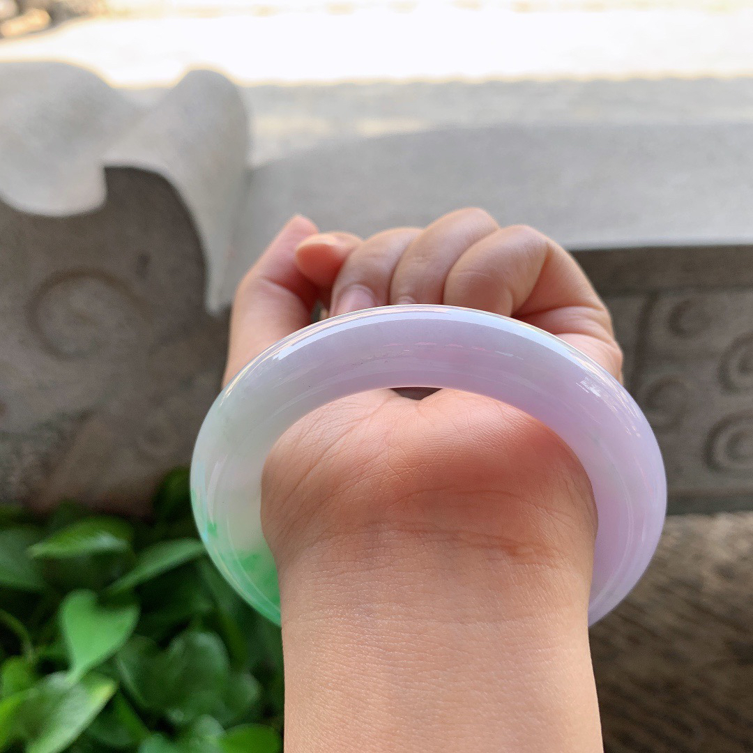 圈口56.2-13 【春彩圆条手镯】圆条56 57可戴