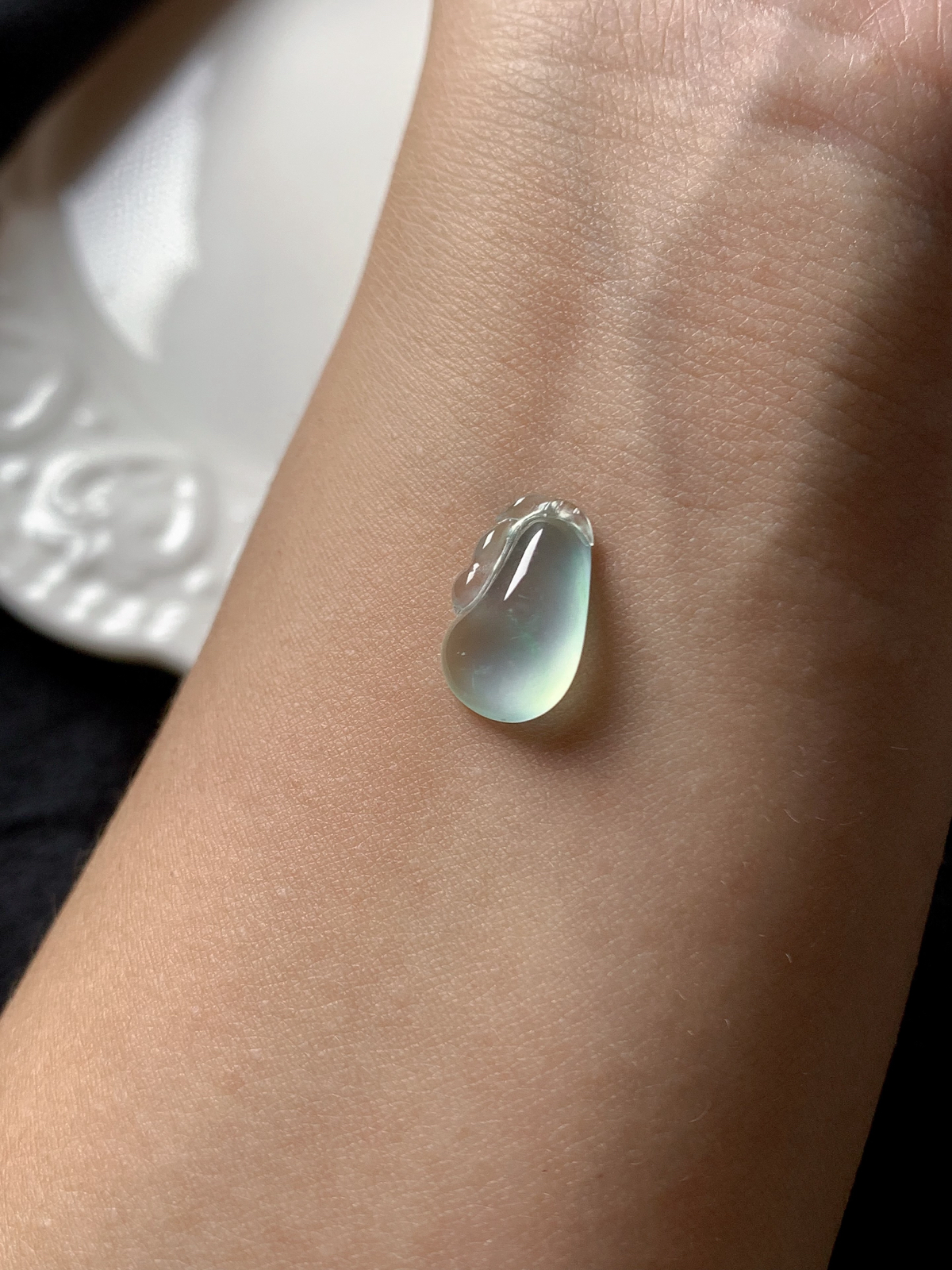 ️高冰福瓜
水润种老  
尺寸14.4*8.5*4.3..