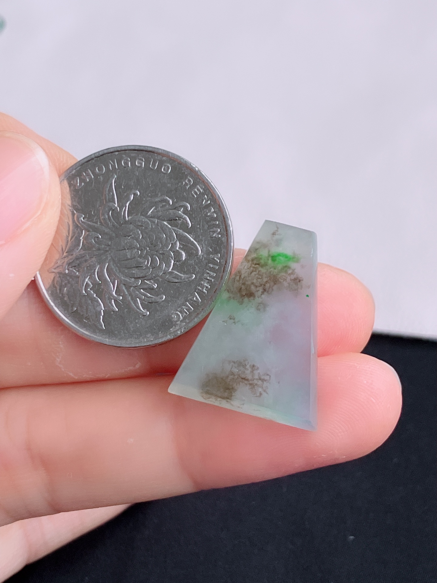 ️，三彩平安牌，意境美，尺寸23/18/4.5，自然光实拍