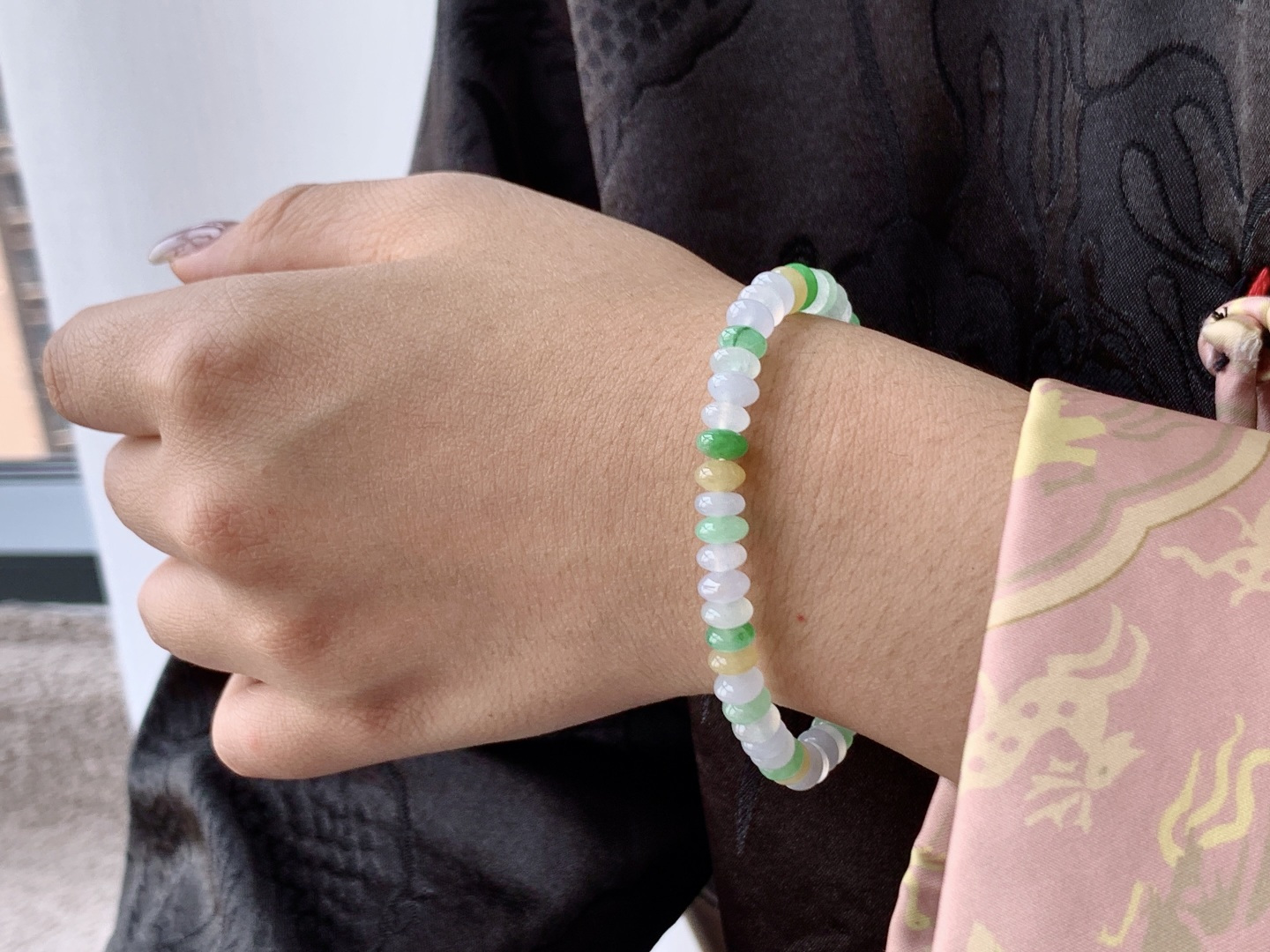 ️冰多宝手串算盘珠手串，缅甸，性比高，6.5mm-2.6mm，14克