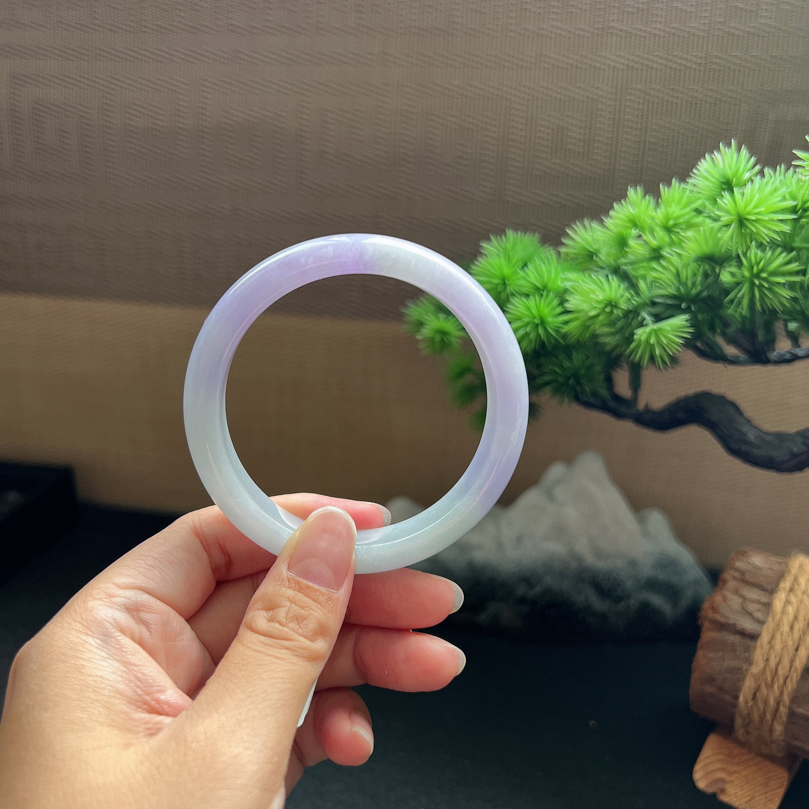 57圈口正圈春彩手镯