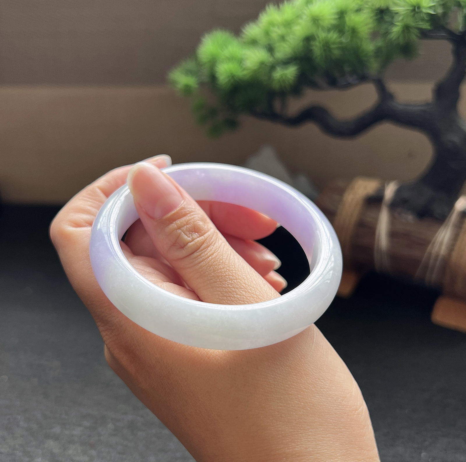 57圈口正圈春彩手镯