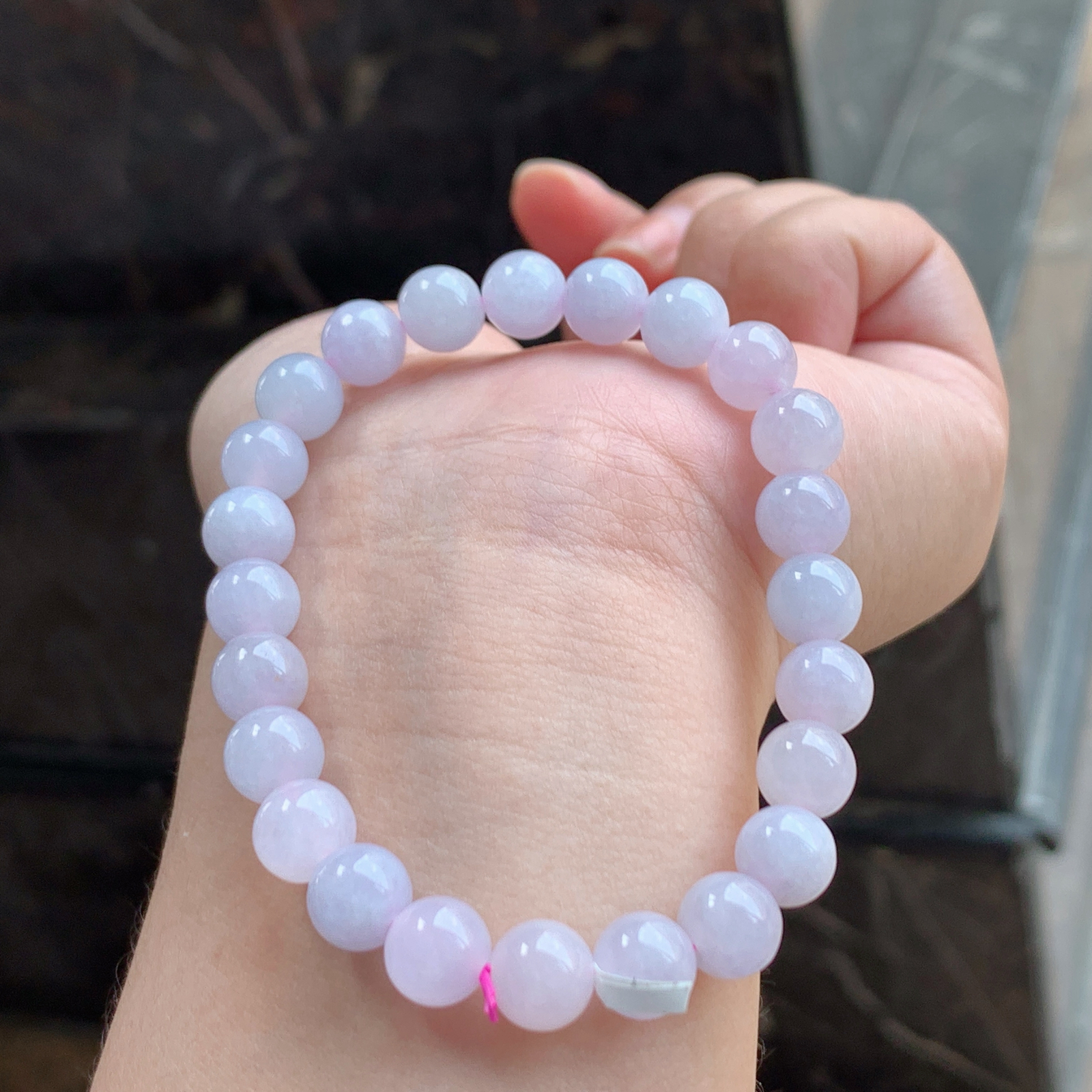 紫罗兰翡翠手串