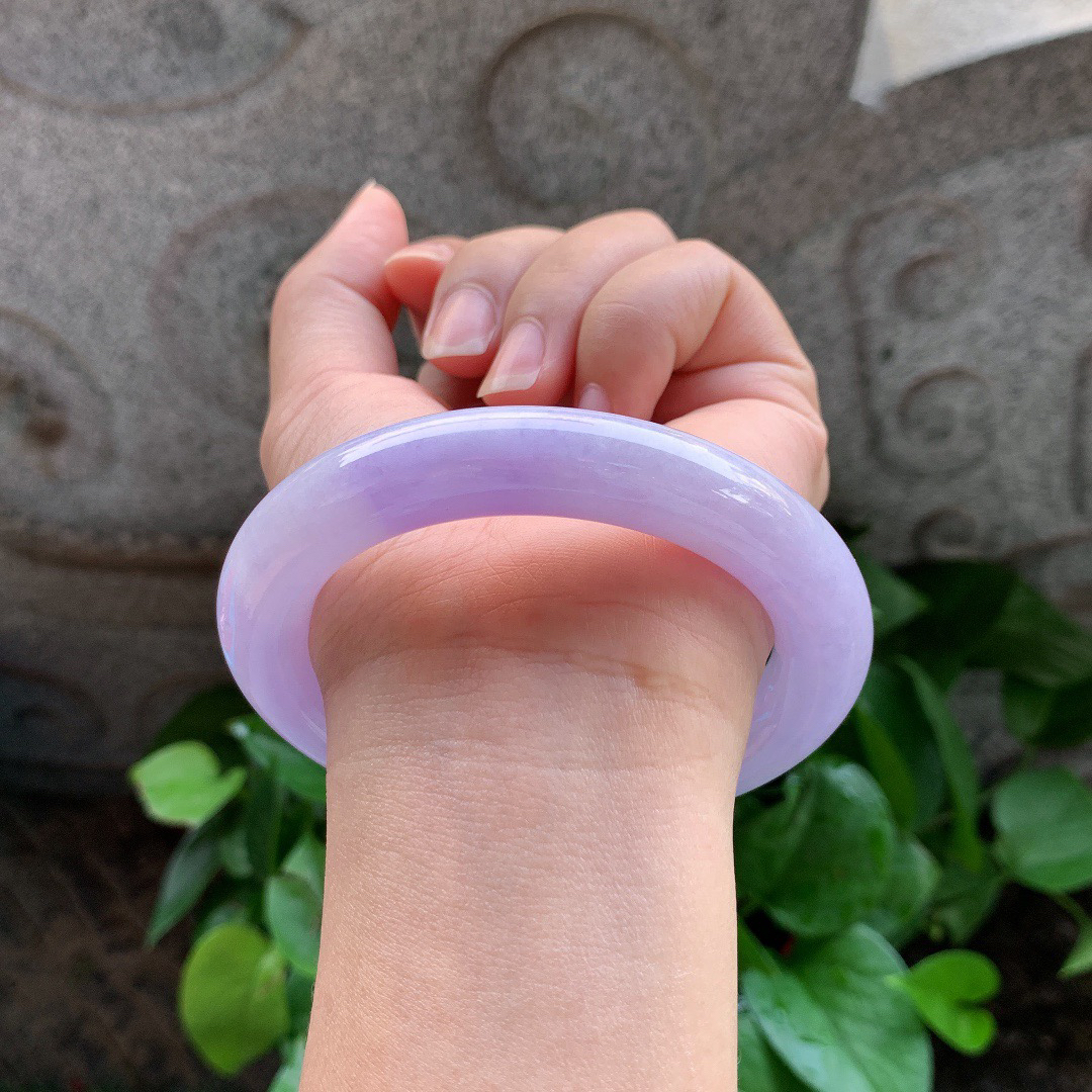 大圈口58-11.3 【紫罗兰圆条手镯】圆条58 59可戴