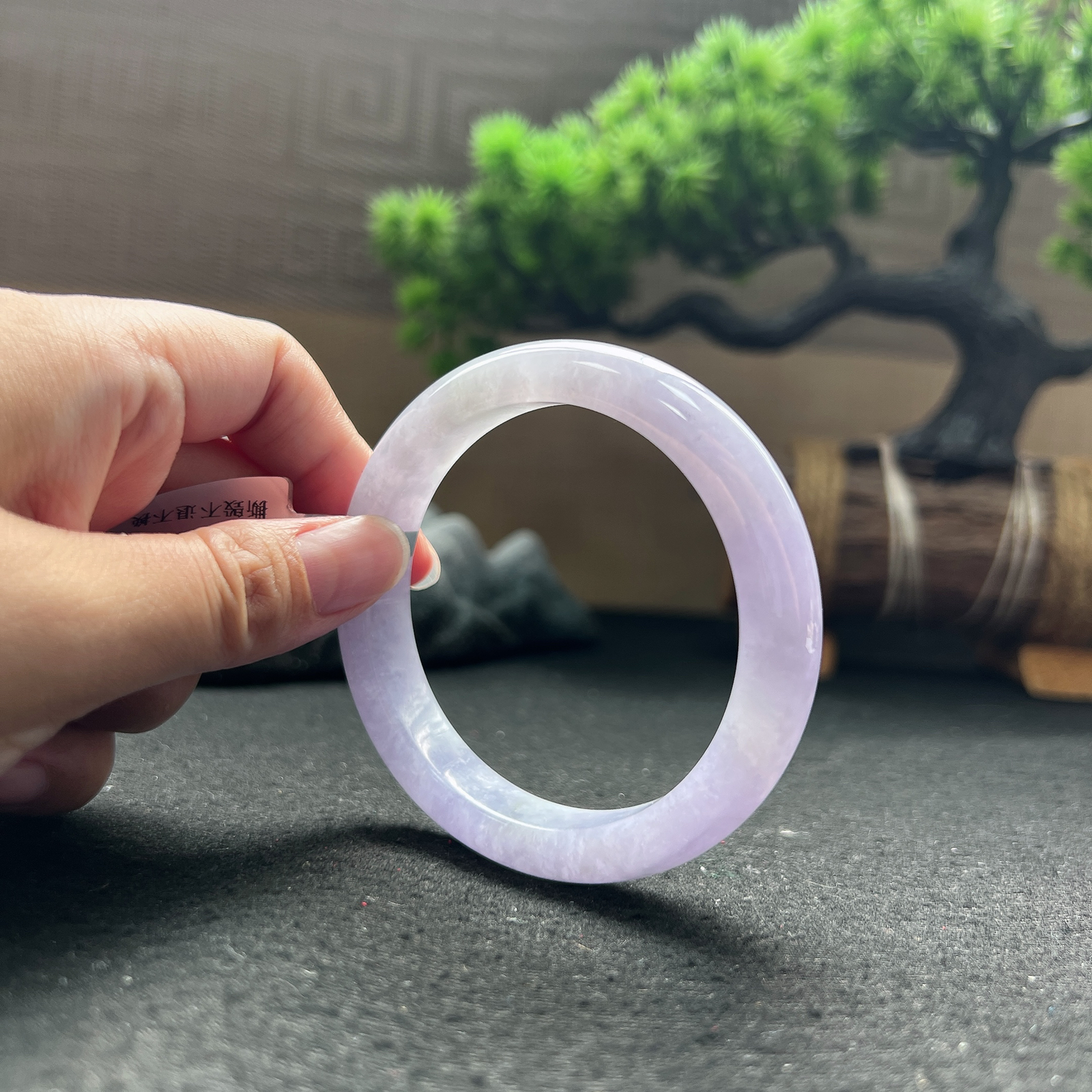 【超低放漏】56.5圈口正圈紫罗兰