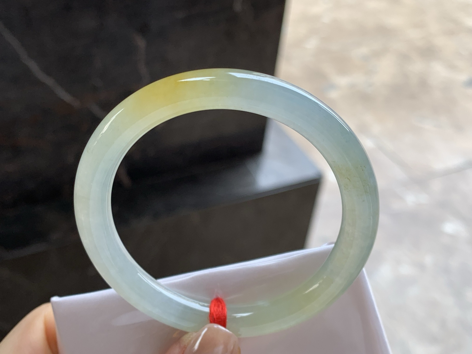 54-8.5

冰种黄翡圆条手镯^_^种水好 颜色漂亮