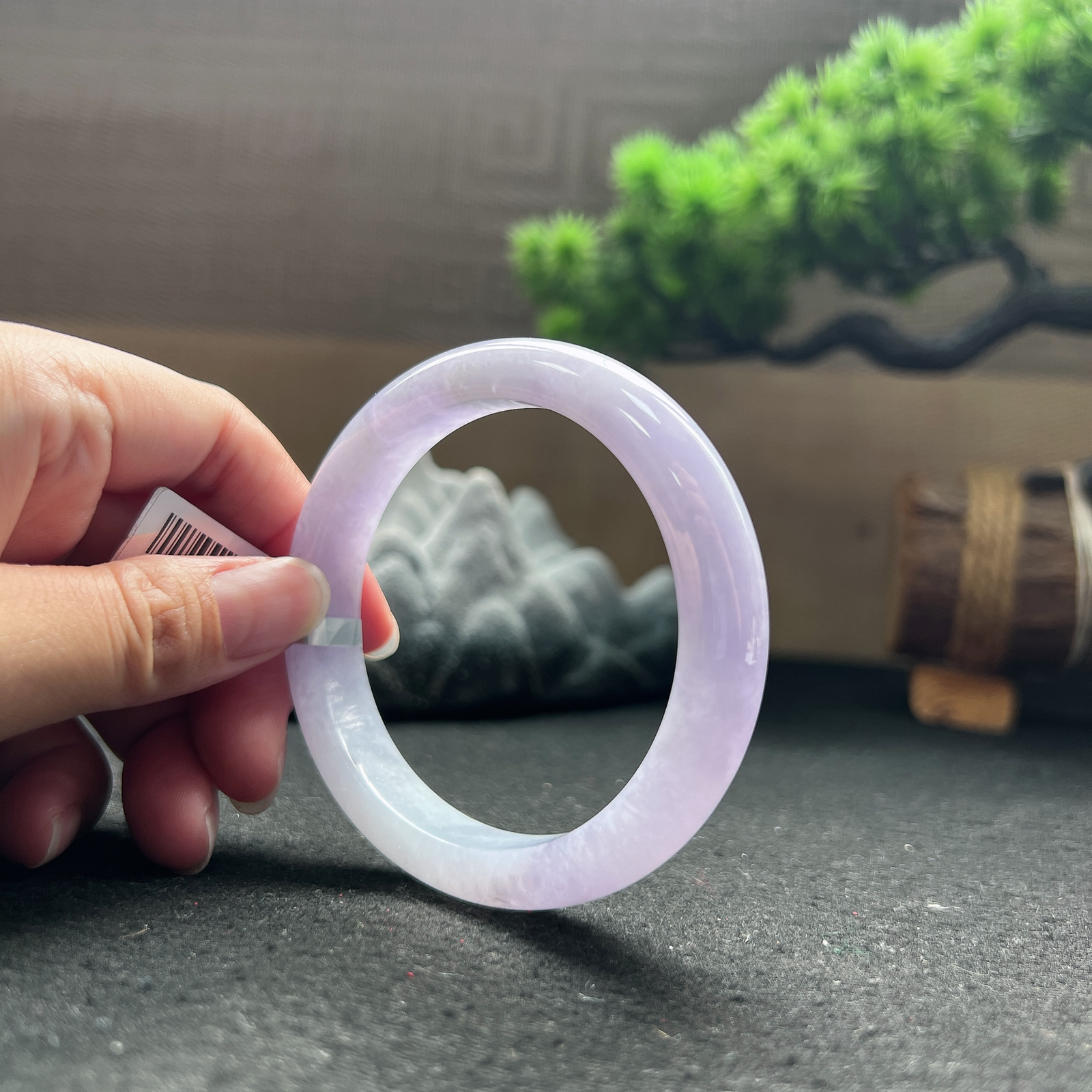 【超低放漏】56.5圈口正圈紫罗兰