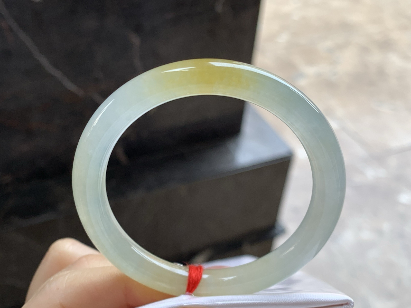 54-8.5

冰种黄翡圆条手镯^_^种水好 颜色漂亮