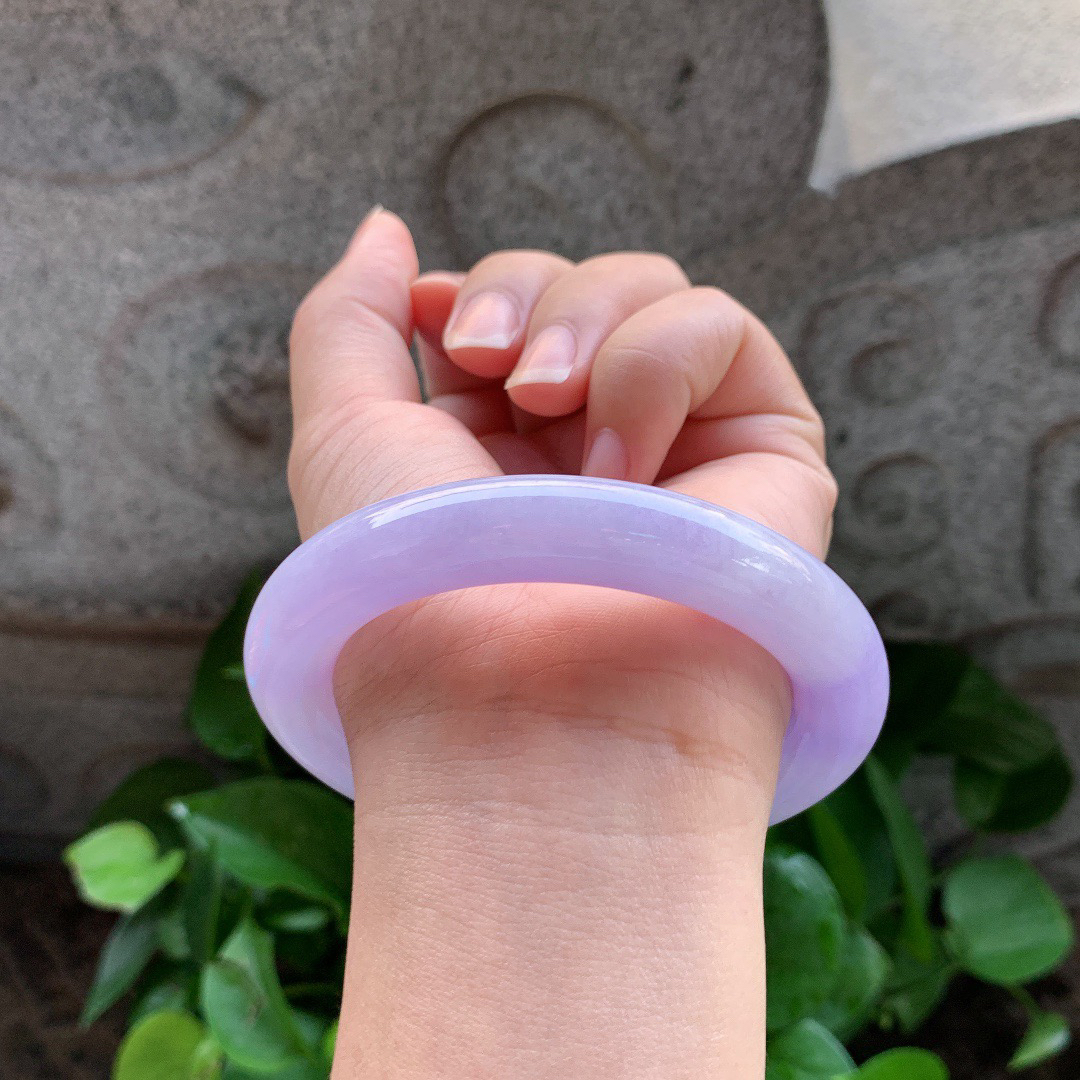 大圈口58-11.3 【紫罗兰圆条手镯】圆条58 59可戴