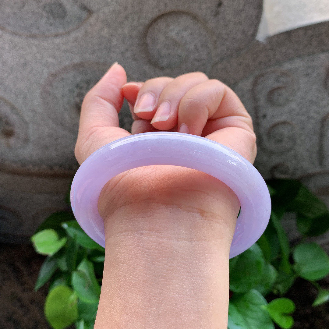 大圈口58-11.3 【紫罗兰圆条手镯】圆条58 59可戴