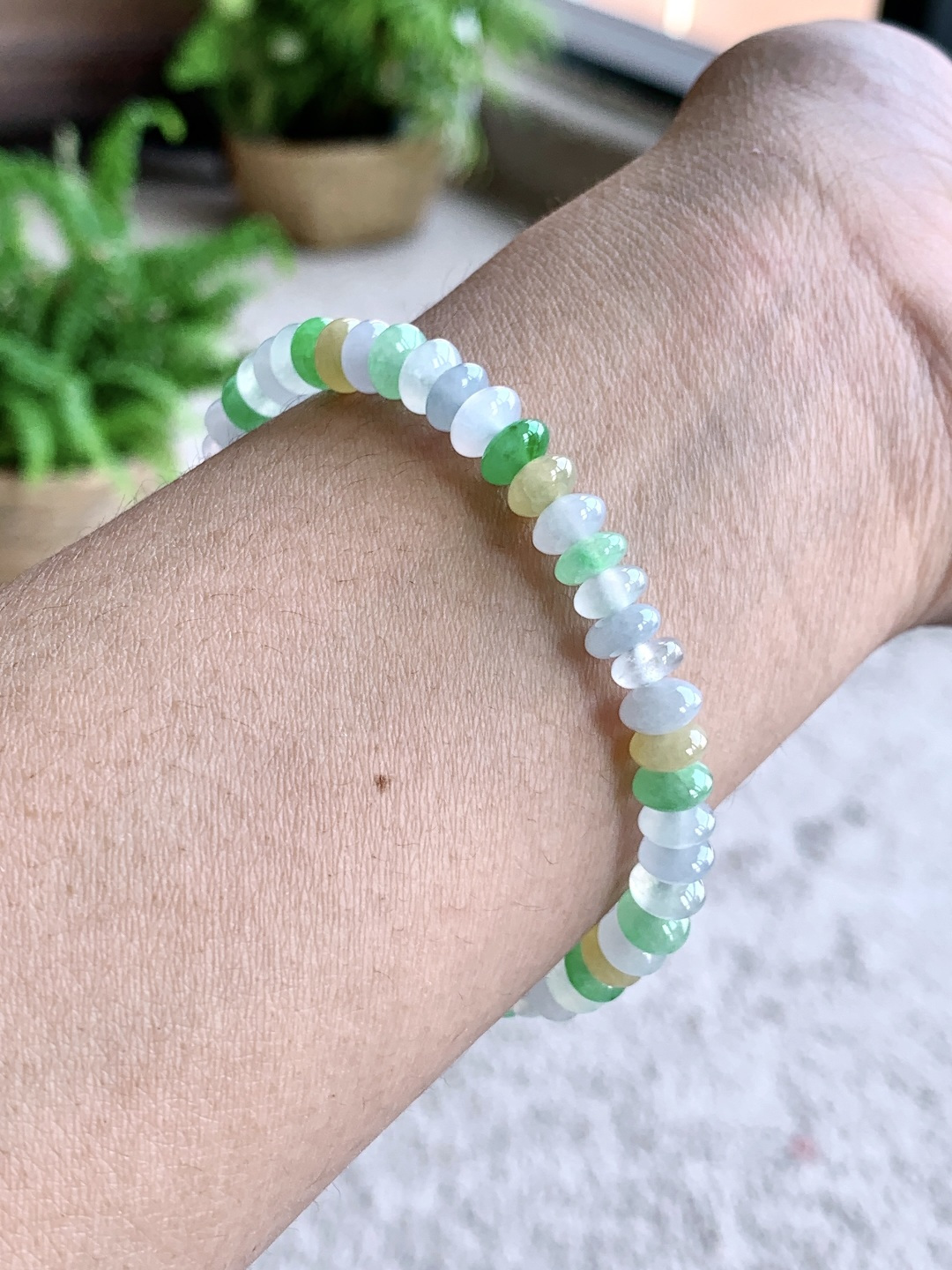 ️冰多宝手串算盘珠手串，缅甸，性比高，6.5mm-2.6mm，14克