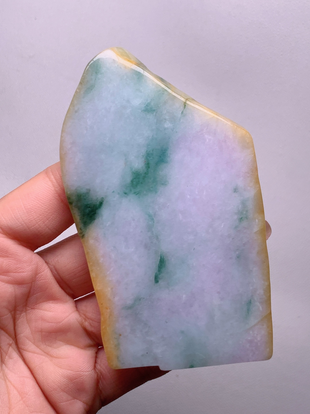 ️冰飘花/冰黄翡/牌子料/片料/板料/特色料，可做牌子、人物、山水、动物、花件……等推荐参考，95