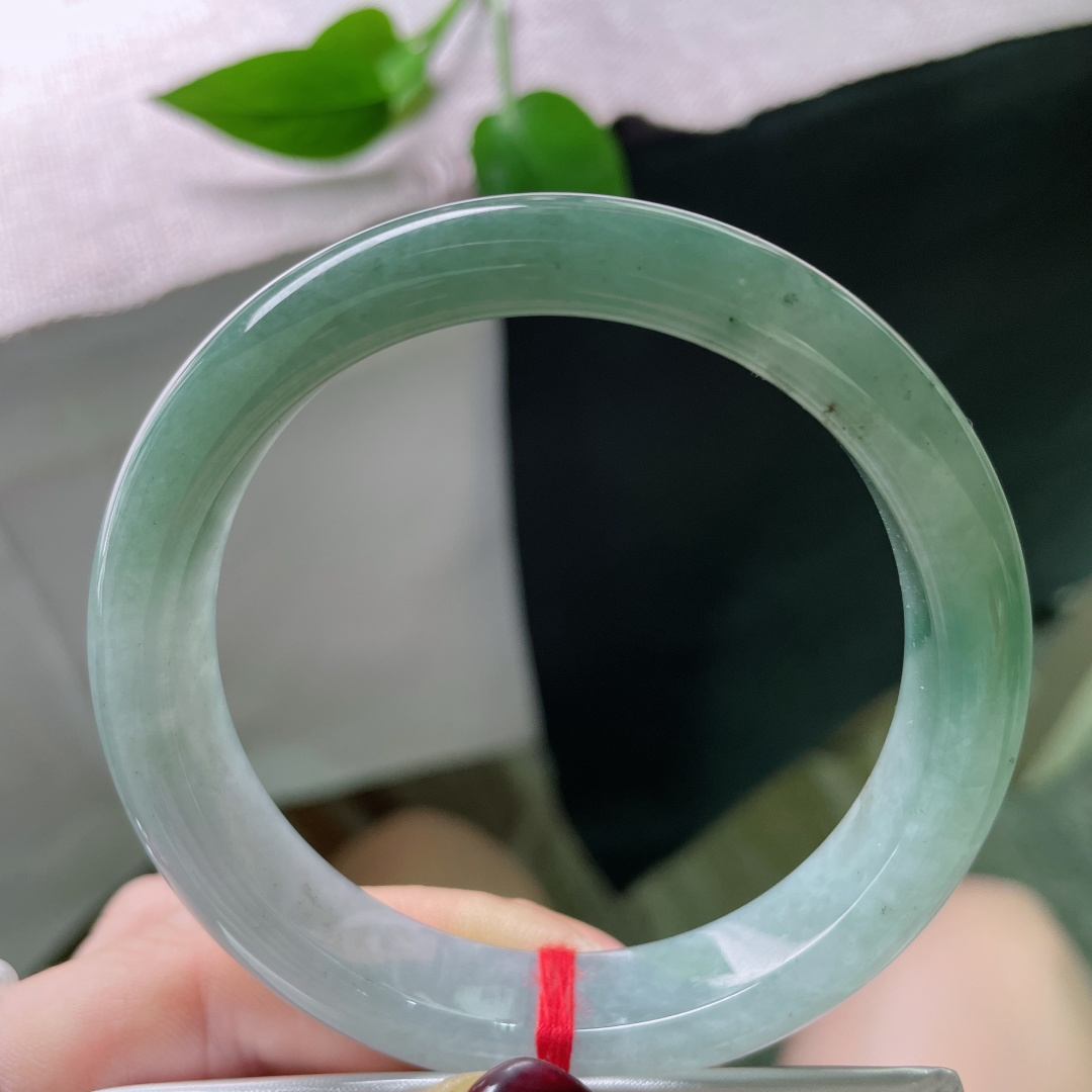 58.8/12.6/8，冰种正圈，半山水意境感，可盐可甜，一点杂质不影响，无裂，ss51112a