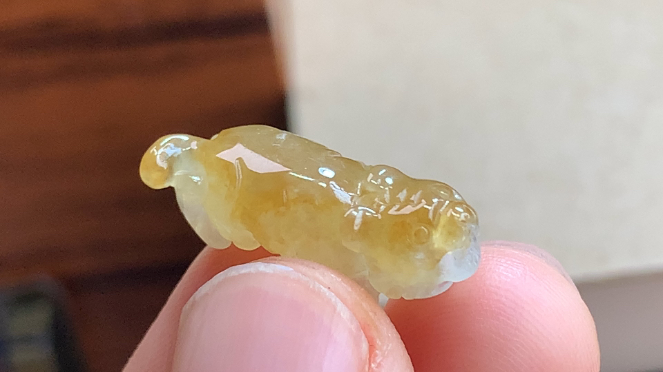 ️ 老虎，无裂，尺寸21.5/7.7/7.4mm，包A附证书