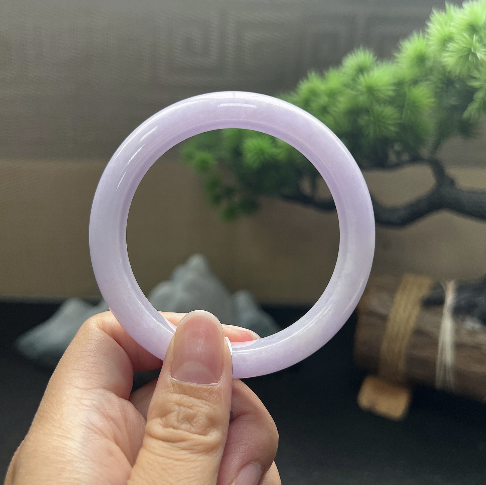 55.5圈口正圈紫罗兰手镯