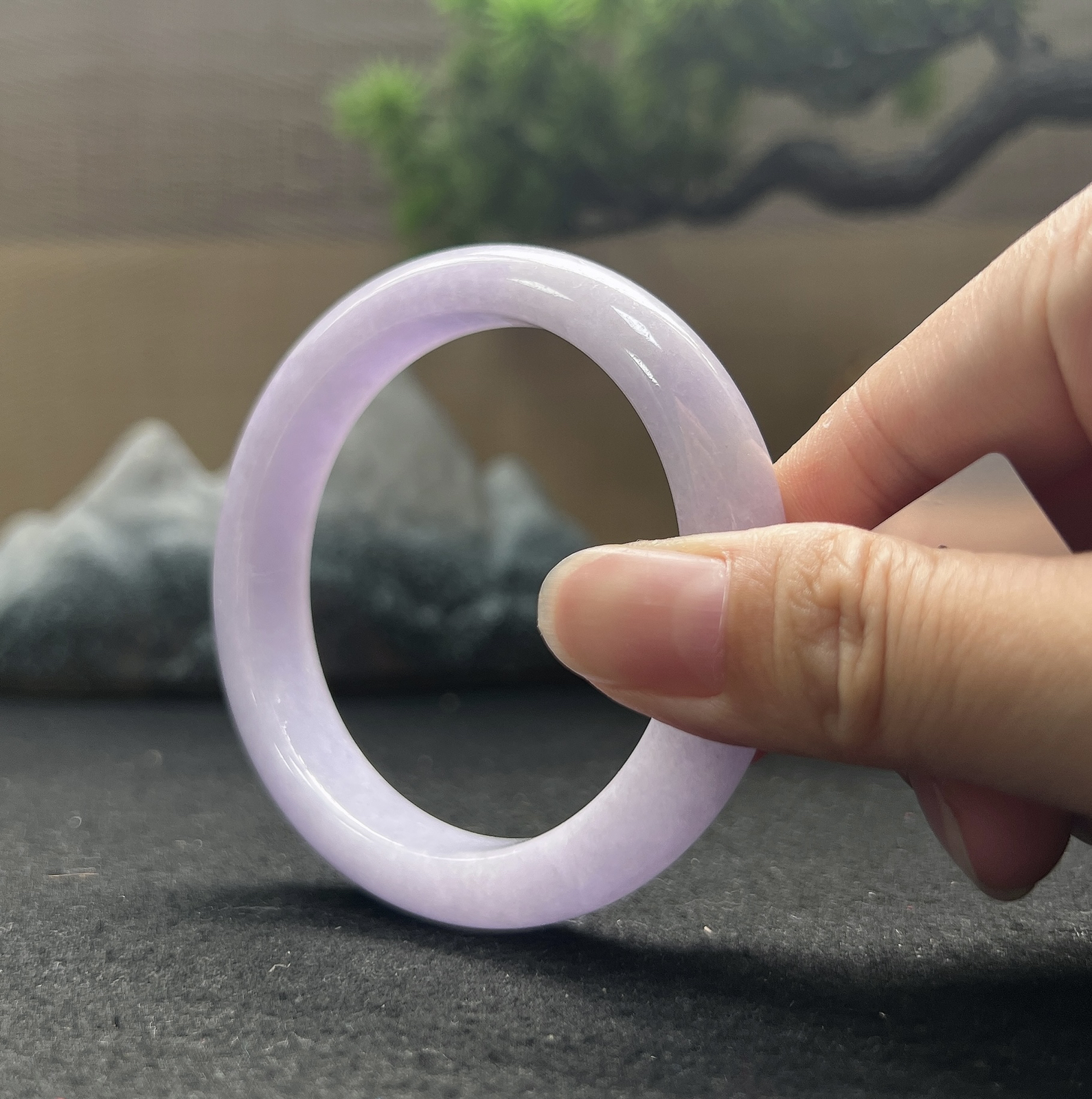 55.5圈口正圈紫罗兰手镯