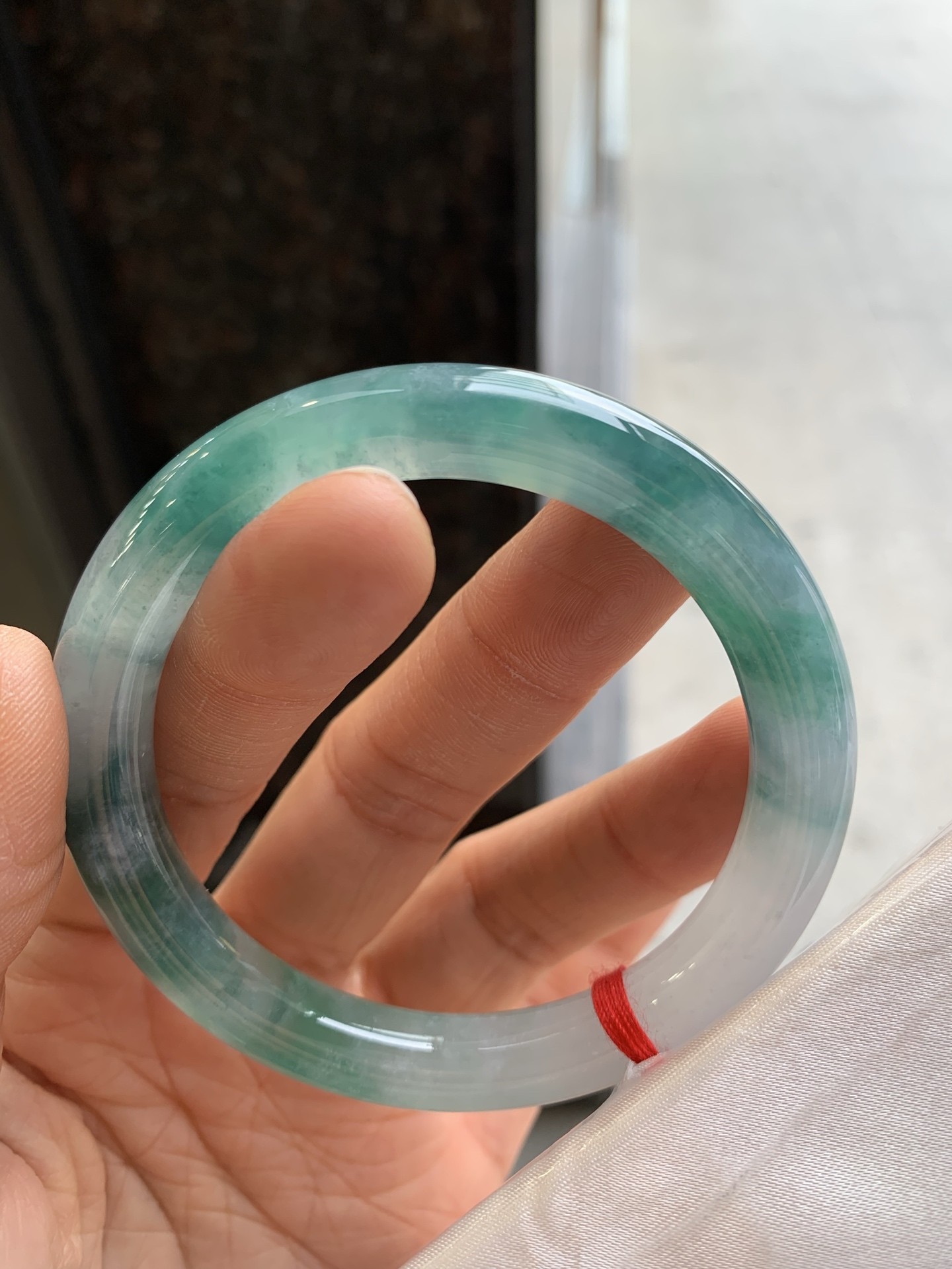 圆条冰飘花，微棉，尺寸：55/9.7，冰润