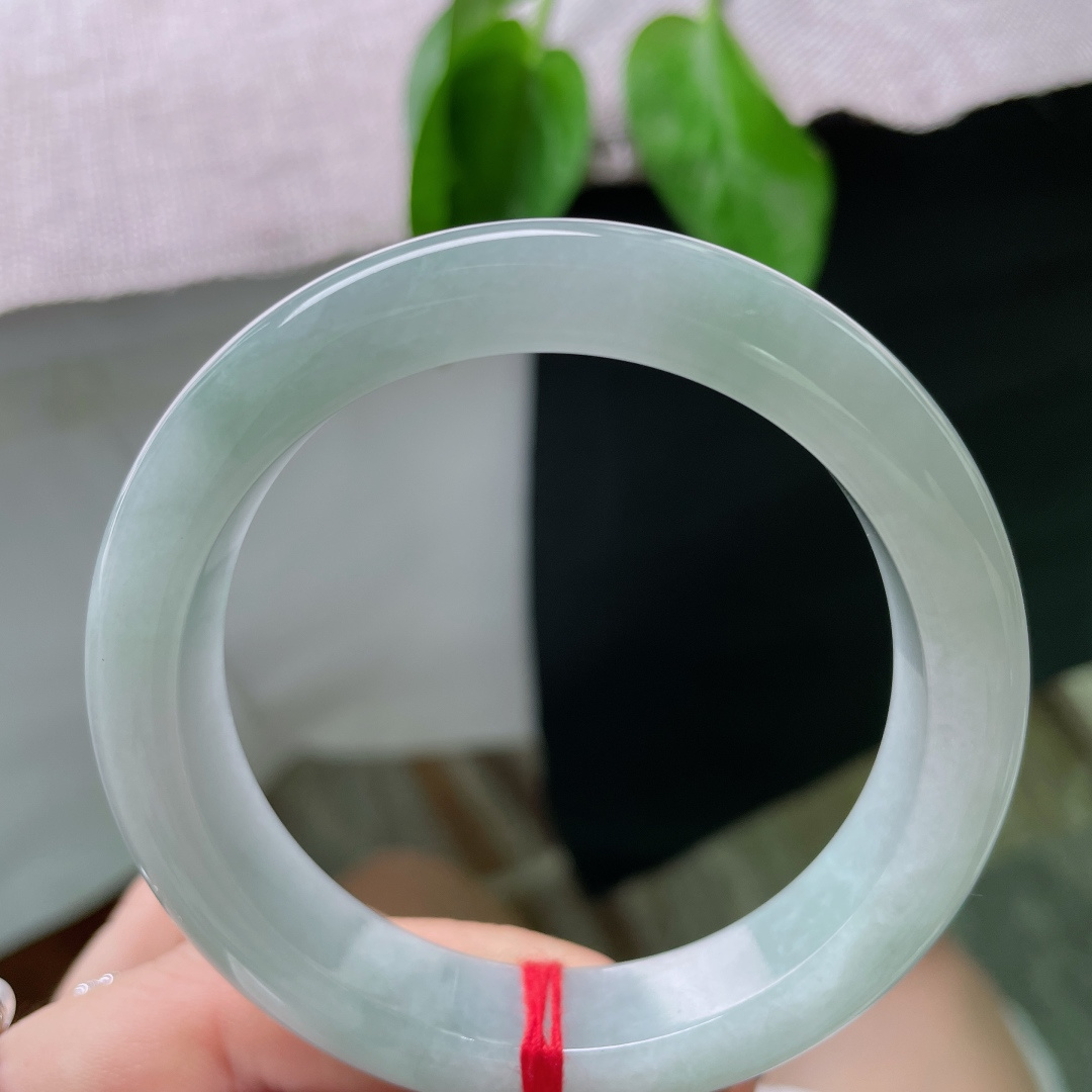 54.2/12.3/8.4绿底正圈，水头好，细润，清新自然，文艺范儿，皮纹，ss50882a