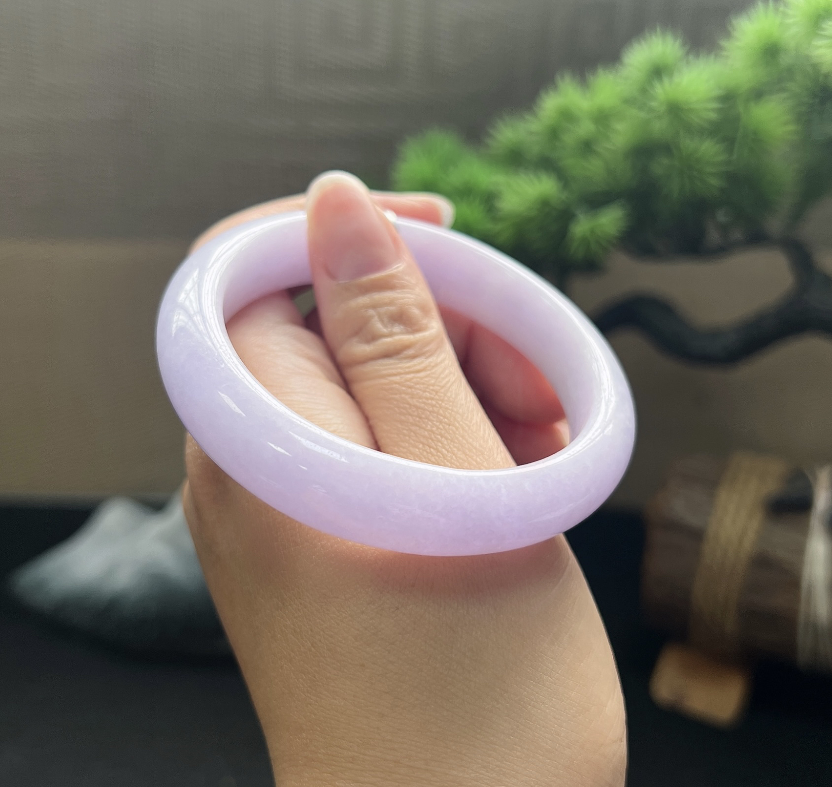 55.5圈口正圈紫罗兰手镯