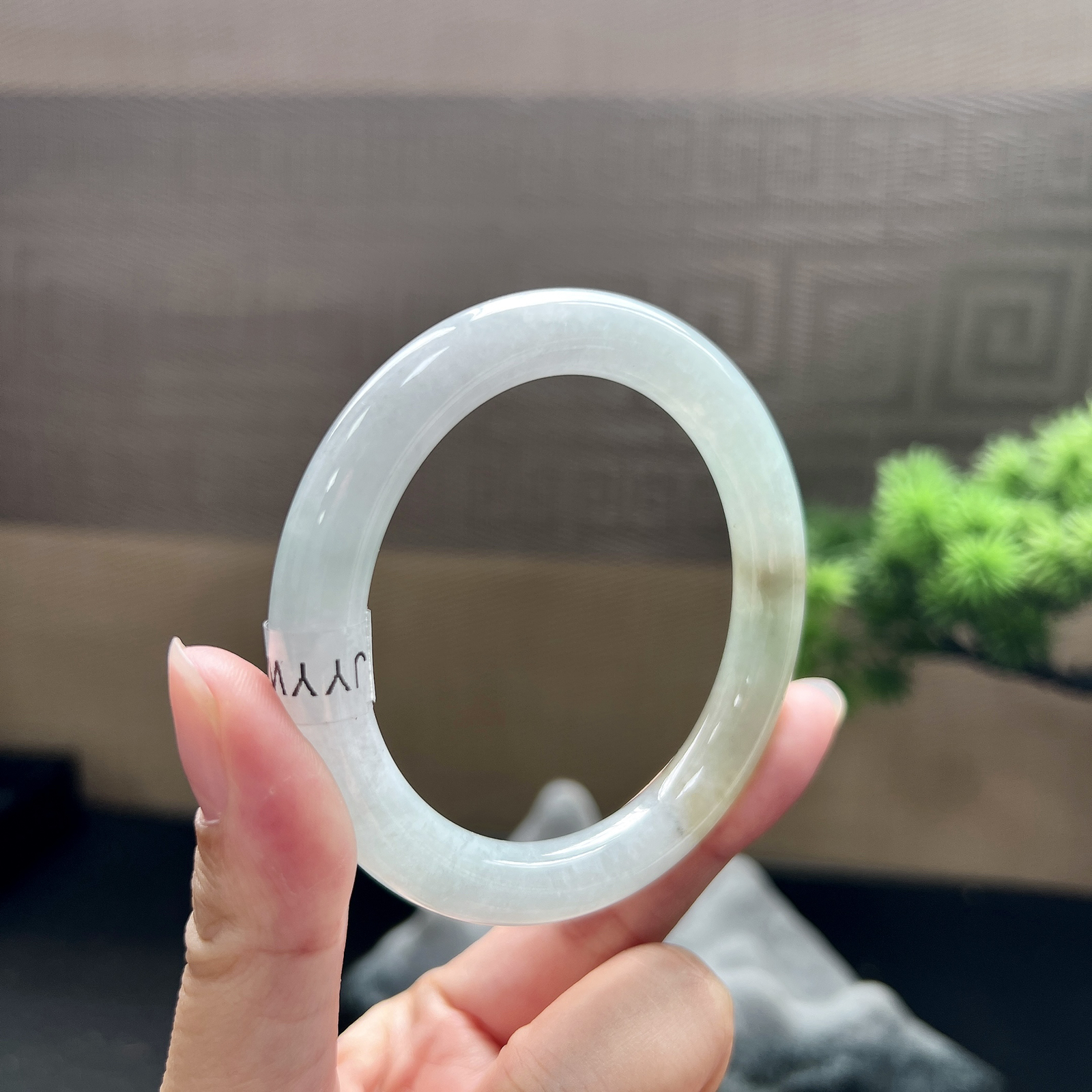 55圈口圆条洒金手镯