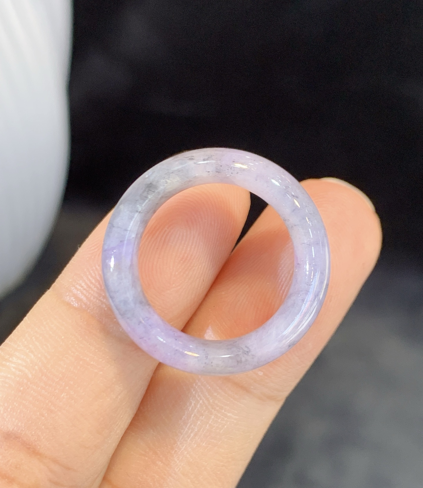 福利🧧，冰紫飘花指环，裸石14#6.3-4.0（平）