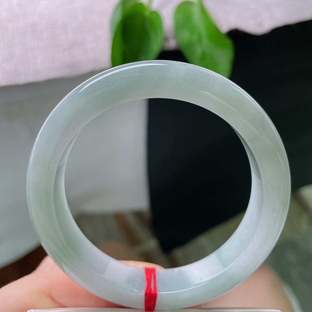 54.2/12.3/8.4绿底正圈，水头好，细润，清新自然，文艺范儿，皮纹，ss50882a