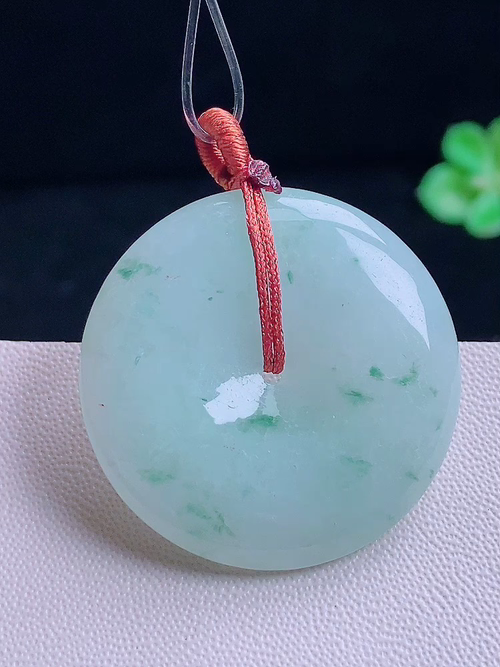 平安扣，无裂，尺寸30.8/5.5，编号20ad7y  25