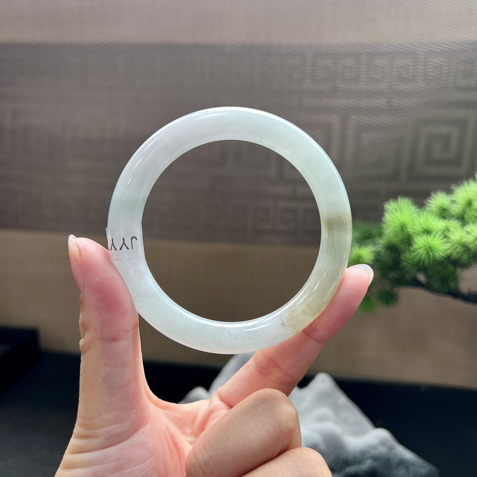 55圈口圆条洒金手镯