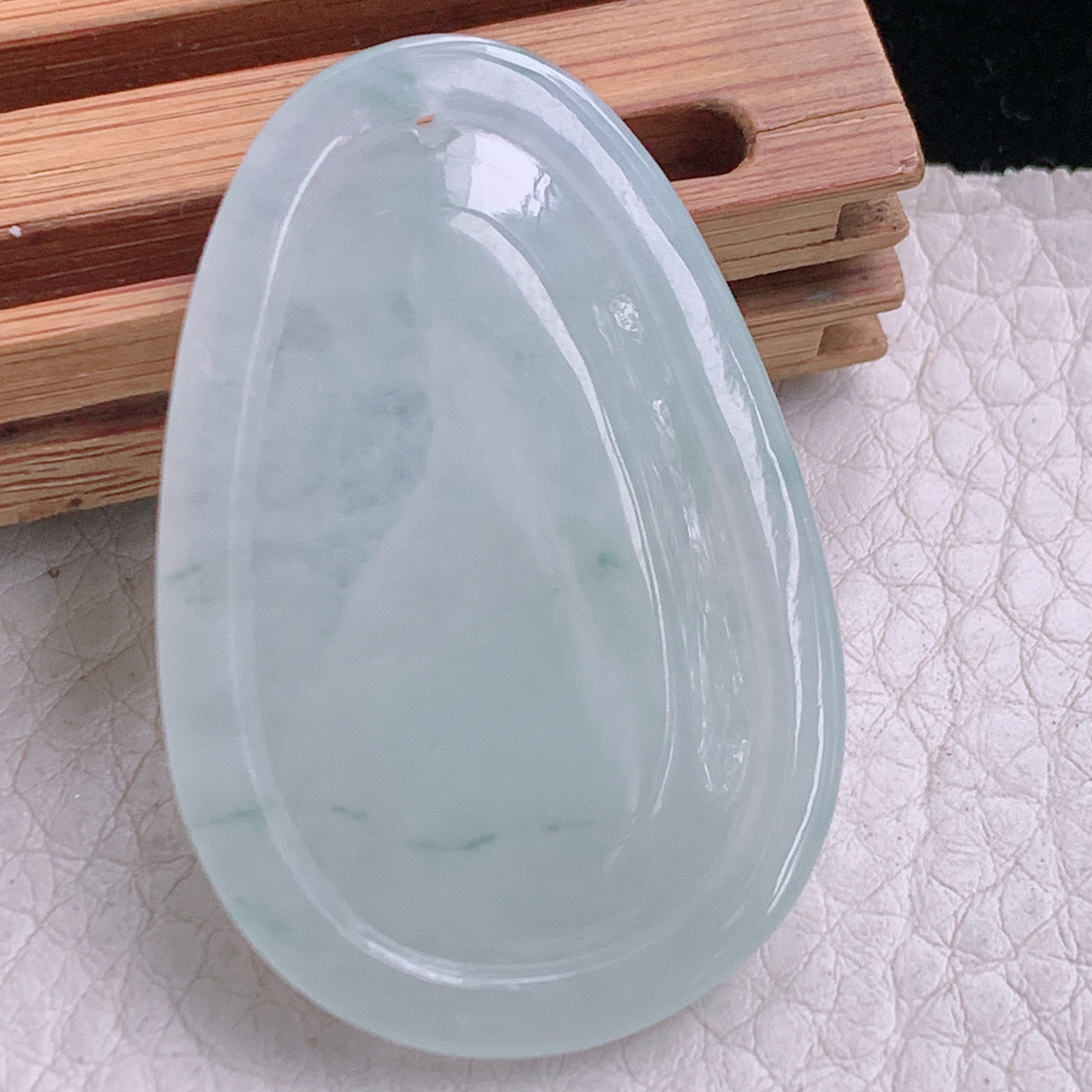 Ktj实拍43.8*29.5*5.2天然缅甸翡翠冰飘花生肖老虎吊坠 生肖守护神上山虎玉坠