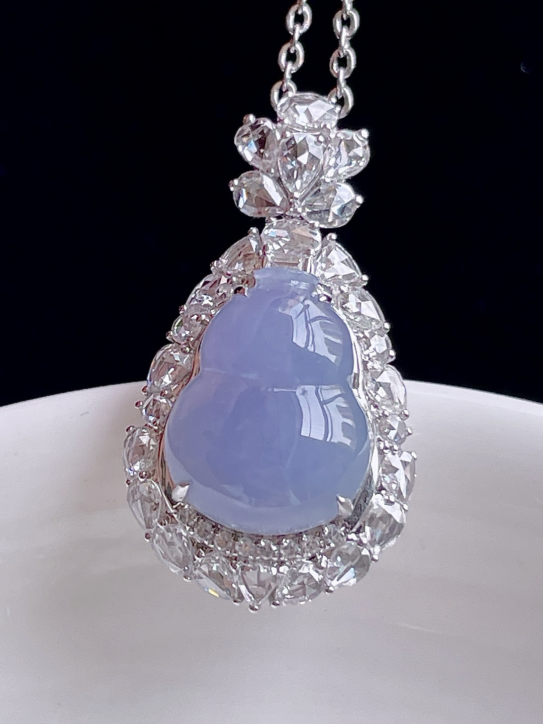 ️ 浓紫小葫芦 精致小巧 色紫起胶：25.8/14/10，裸石：12/9.6