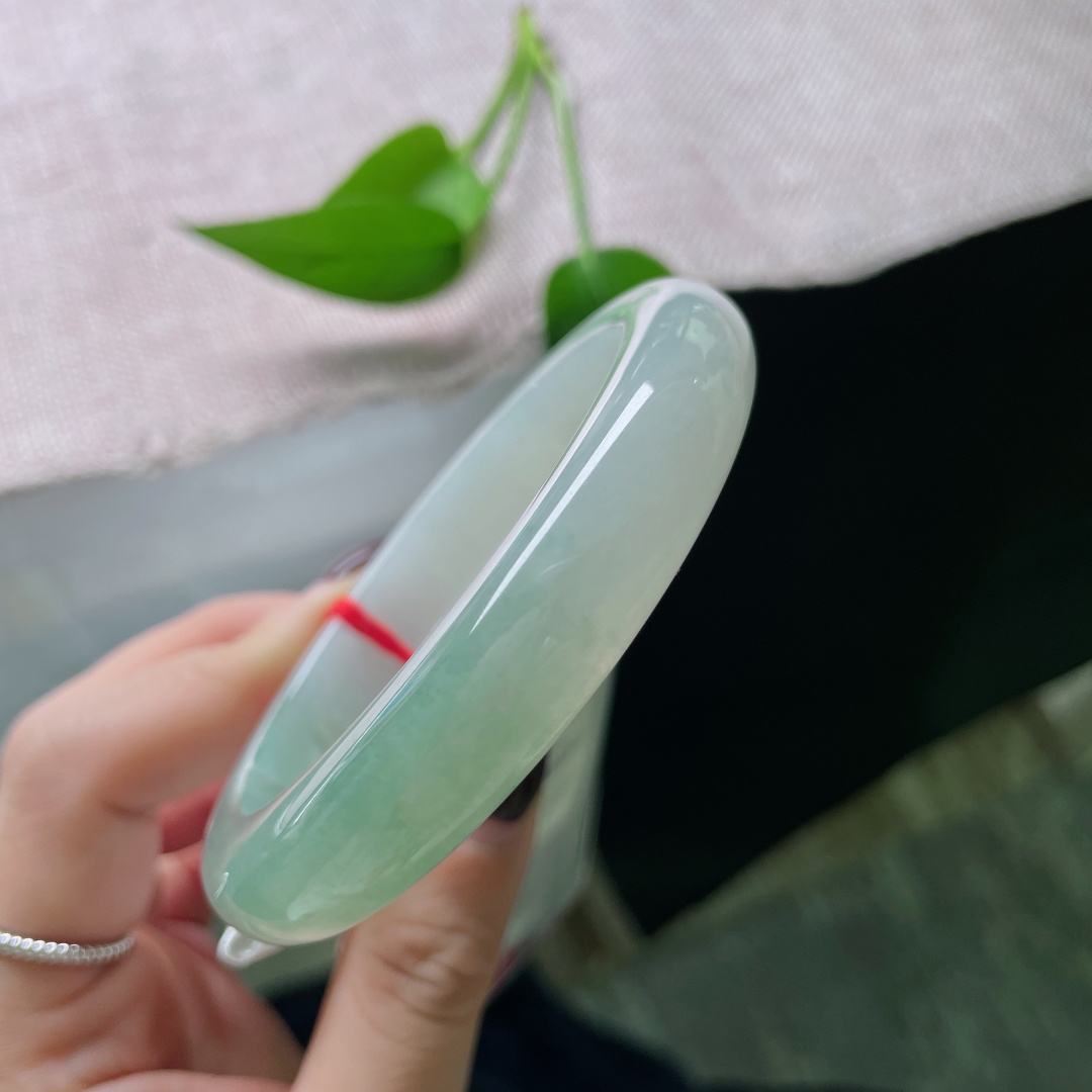 60/12.4/9.1油青正圈，冰润细腻，半山水有相逢，贵气，皮纹，ss52220a