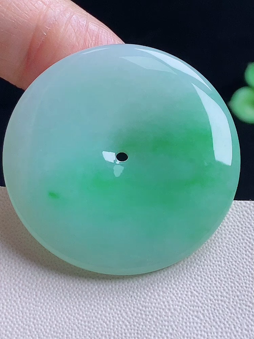 平安扣，无裂，尺寸35.2/25.5，编号c2  25