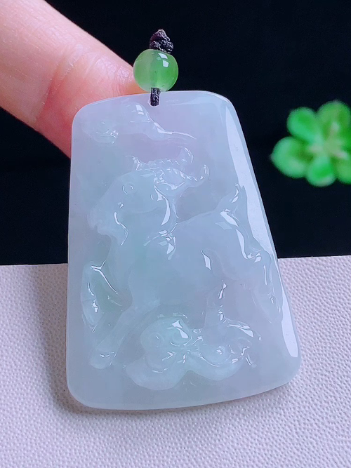 生肖羊，无裂，尺寸44.7/29/5.3，编号c2  25