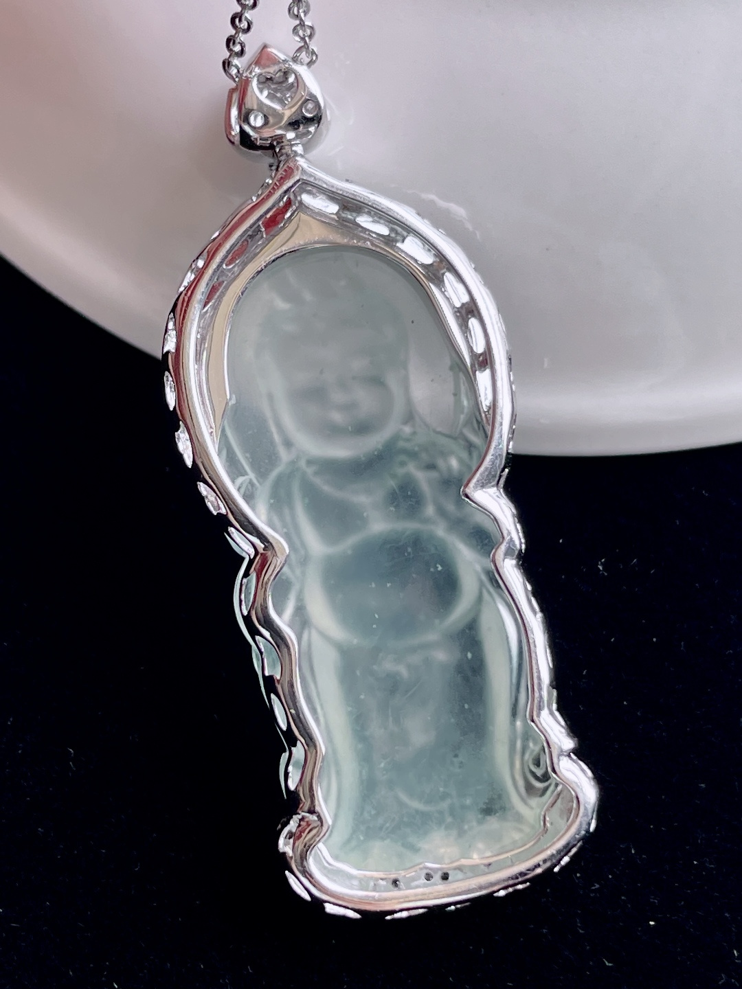 ️ 玻璃种观音，通透无比，工艺精细：47.5/15/6.8，超值