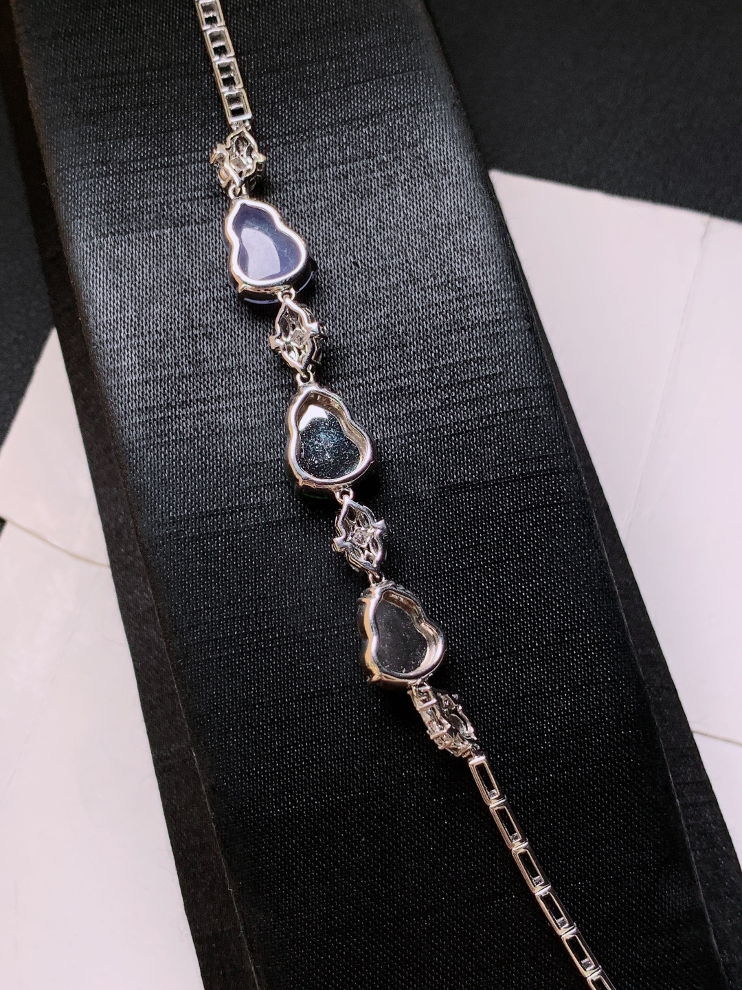 ️ 多宝葫芦手链，色正阳绿，五彩斑斓，裸石11.6/9.4/2.5