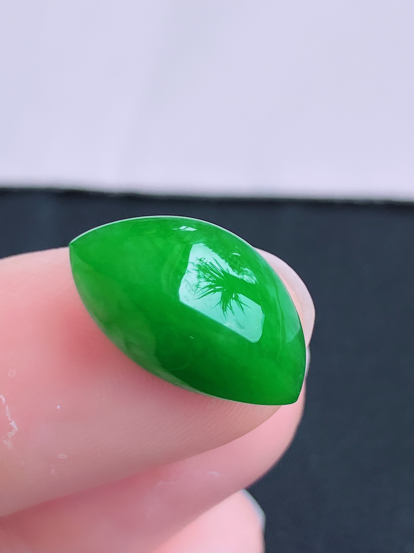 ️辣绿马眼面，饱满大气，尺寸16.3/9.6/6.5，自然光实拍