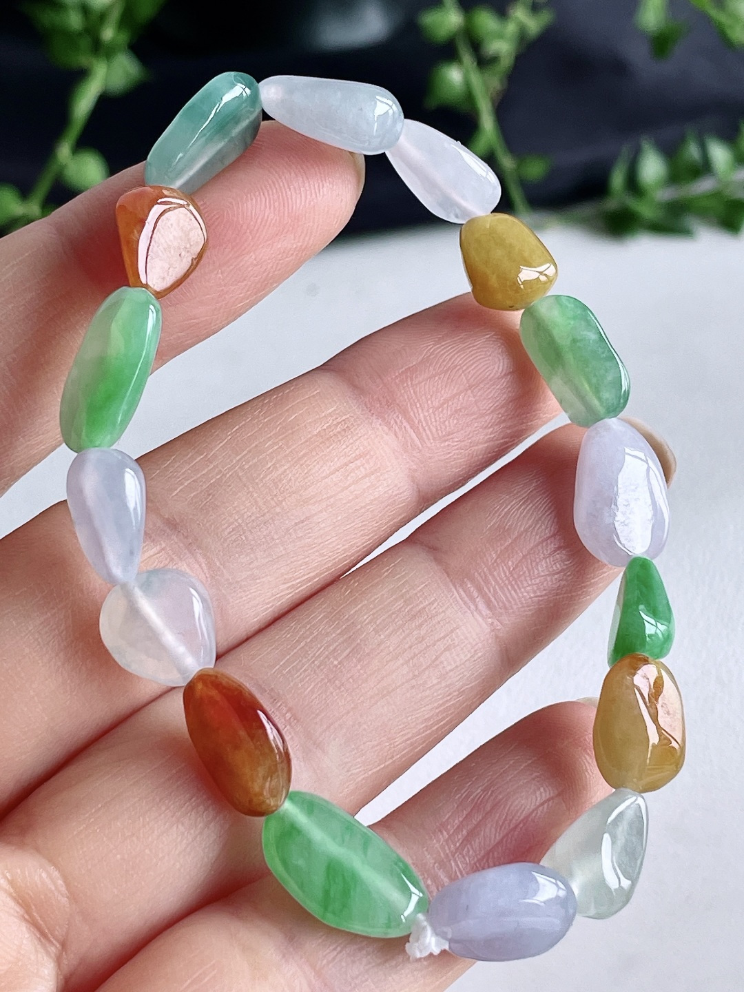 【珠子】冰多宝手串随形手串，性比高，尺寸12-8-5.3mm，重量12.6克