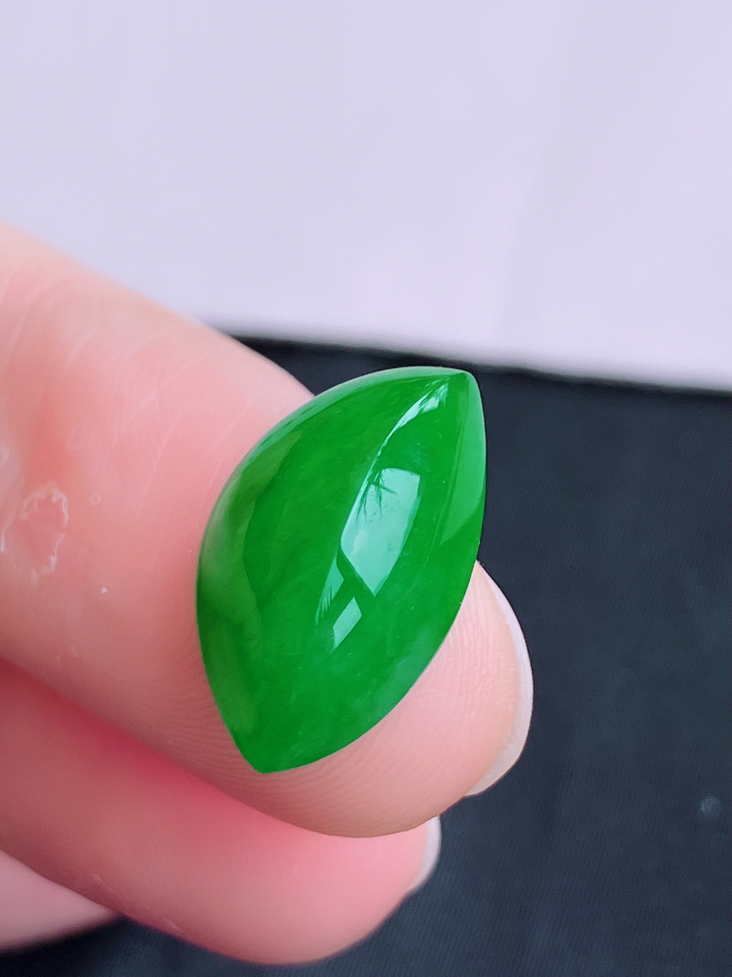 ️辣绿马眼面，饱满大气，尺寸16.3/9.6/6.5，自然光实拍