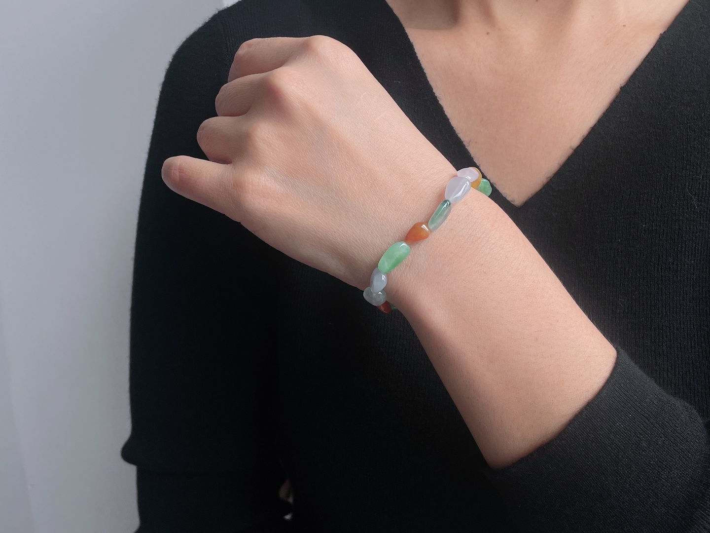 【珠子】冰多宝手串随形手串，性比高，尺寸12-8-5.3mm，重量12.6克