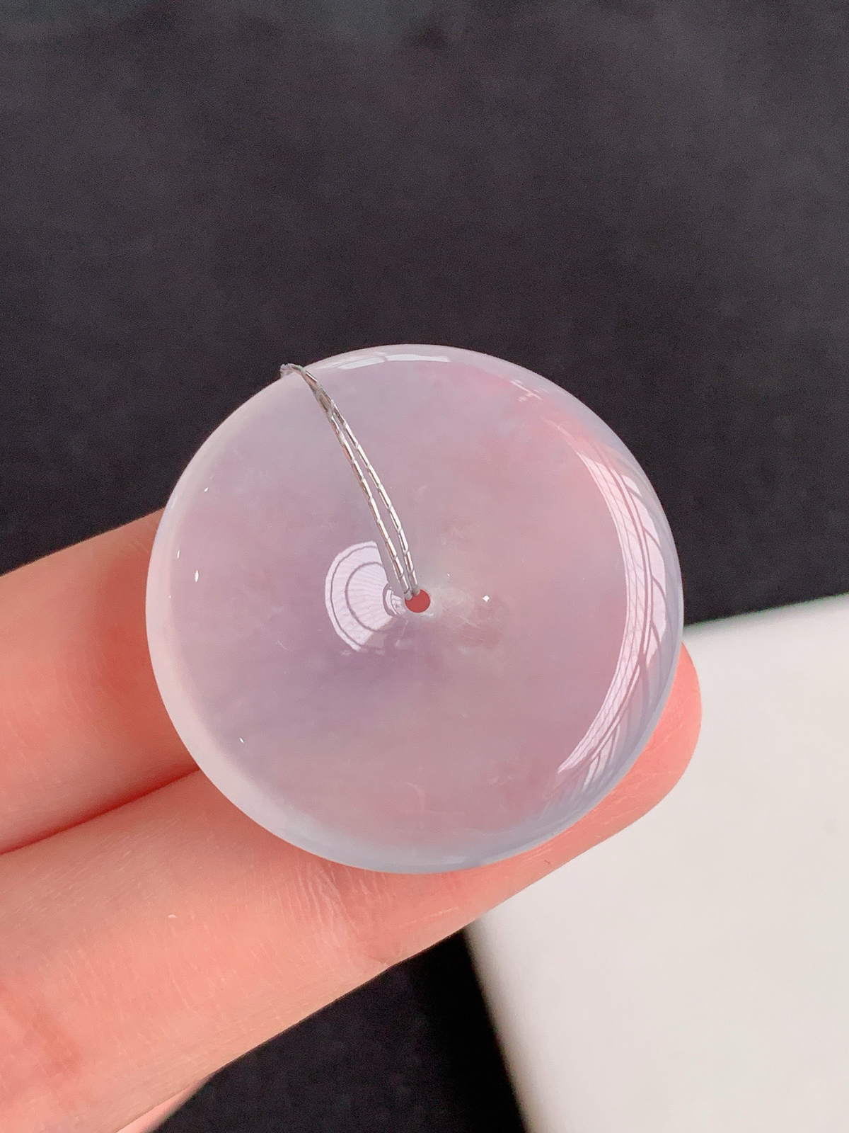 【冰种平安扣】
裸石尺寸：29/5.6..