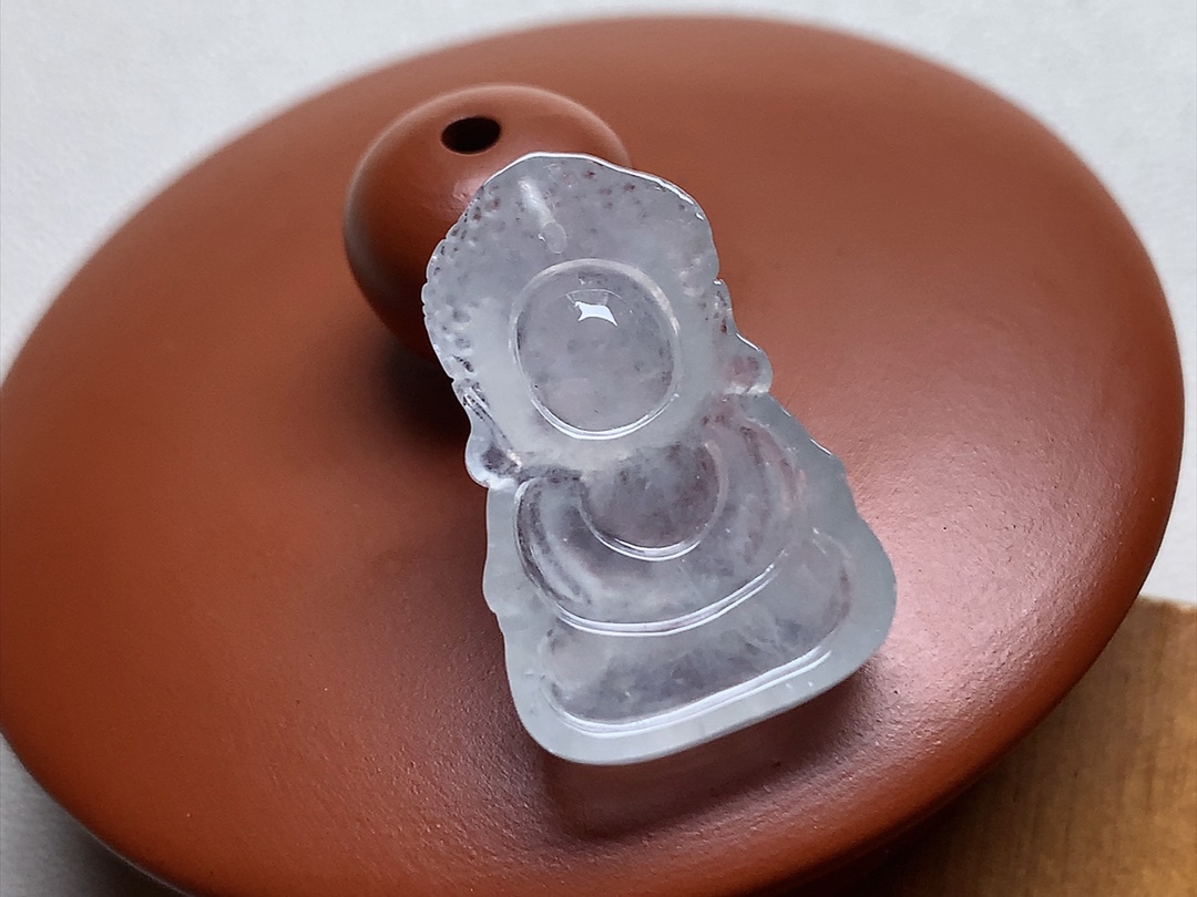 ️ 宝宝佛 底色漂亮，可爱极了，无裂，尺寸23/14.8/6，超值