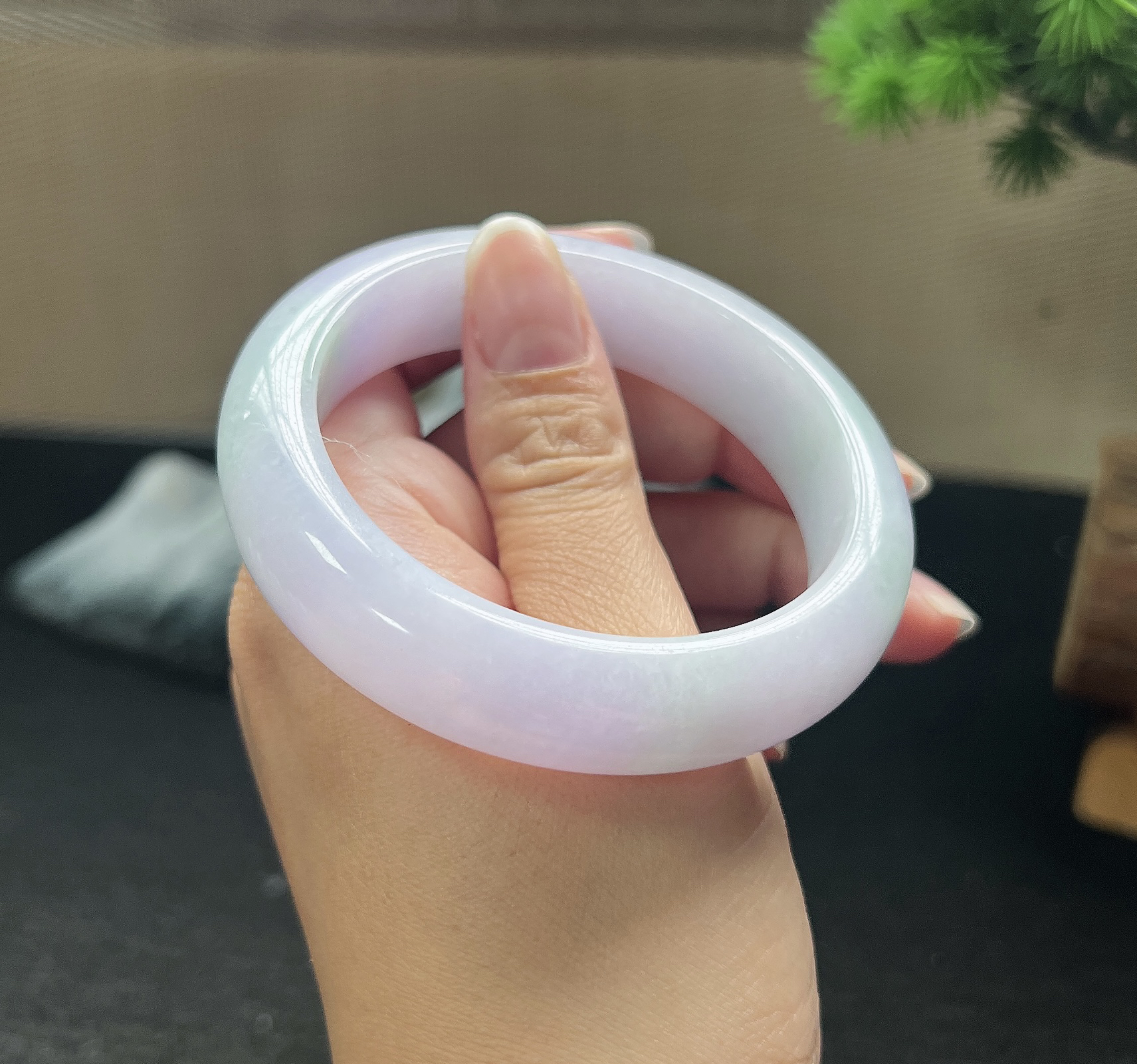 55圈口正圈春彩手镯