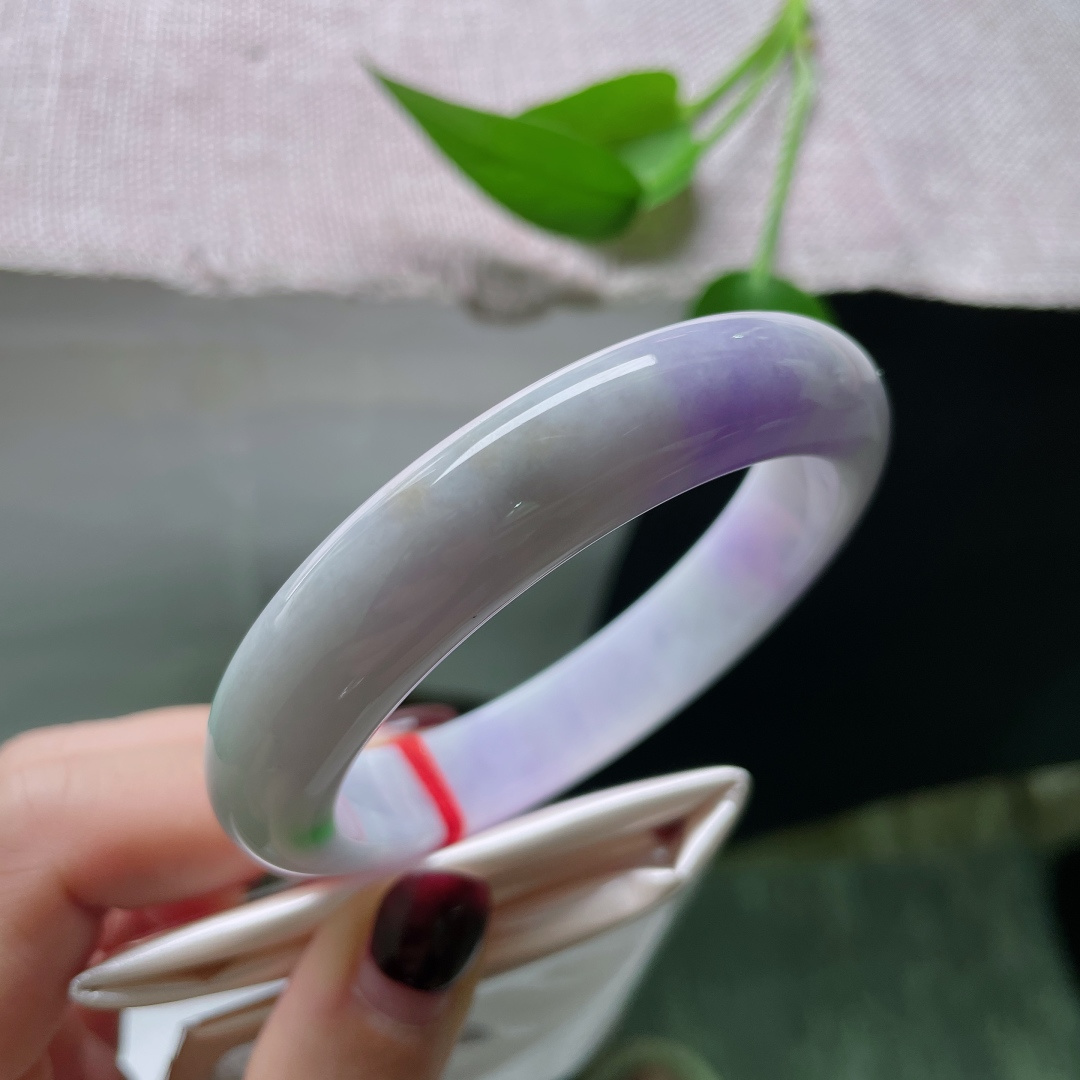 57.2/12.5/8.8正圈，春带彩，缤纷多姿，种老，水润，一点皮纹，ss51085a