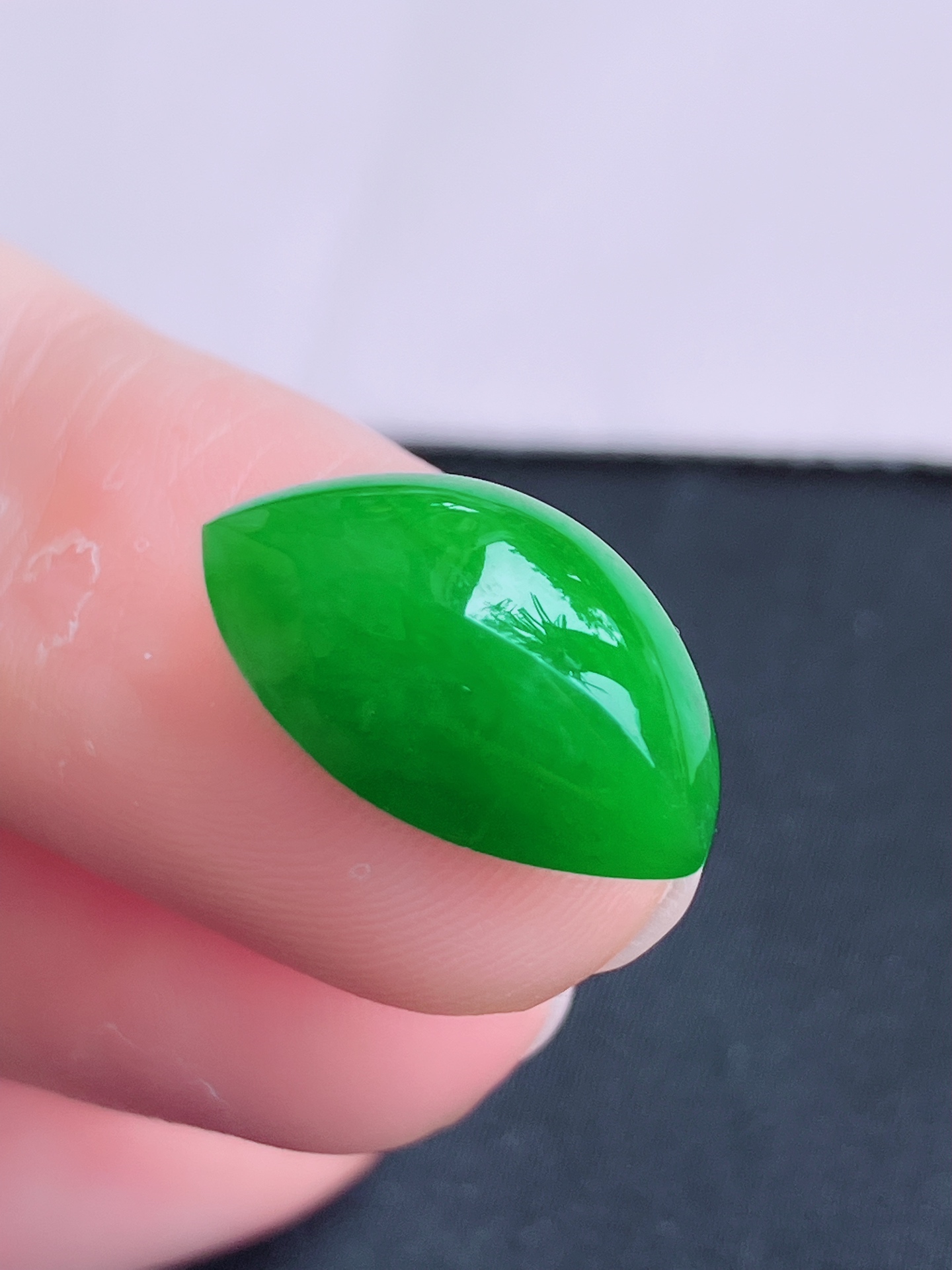 ️辣绿马眼面，饱满大气，尺寸16.3/9.6/6.5，自然光实拍