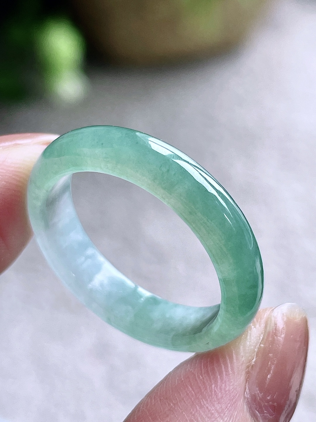 【裸石】冰晴水戒圈指环，缅料，无裂，性比高，尺寸5.2-3，圈口23.5号，重量3.2克