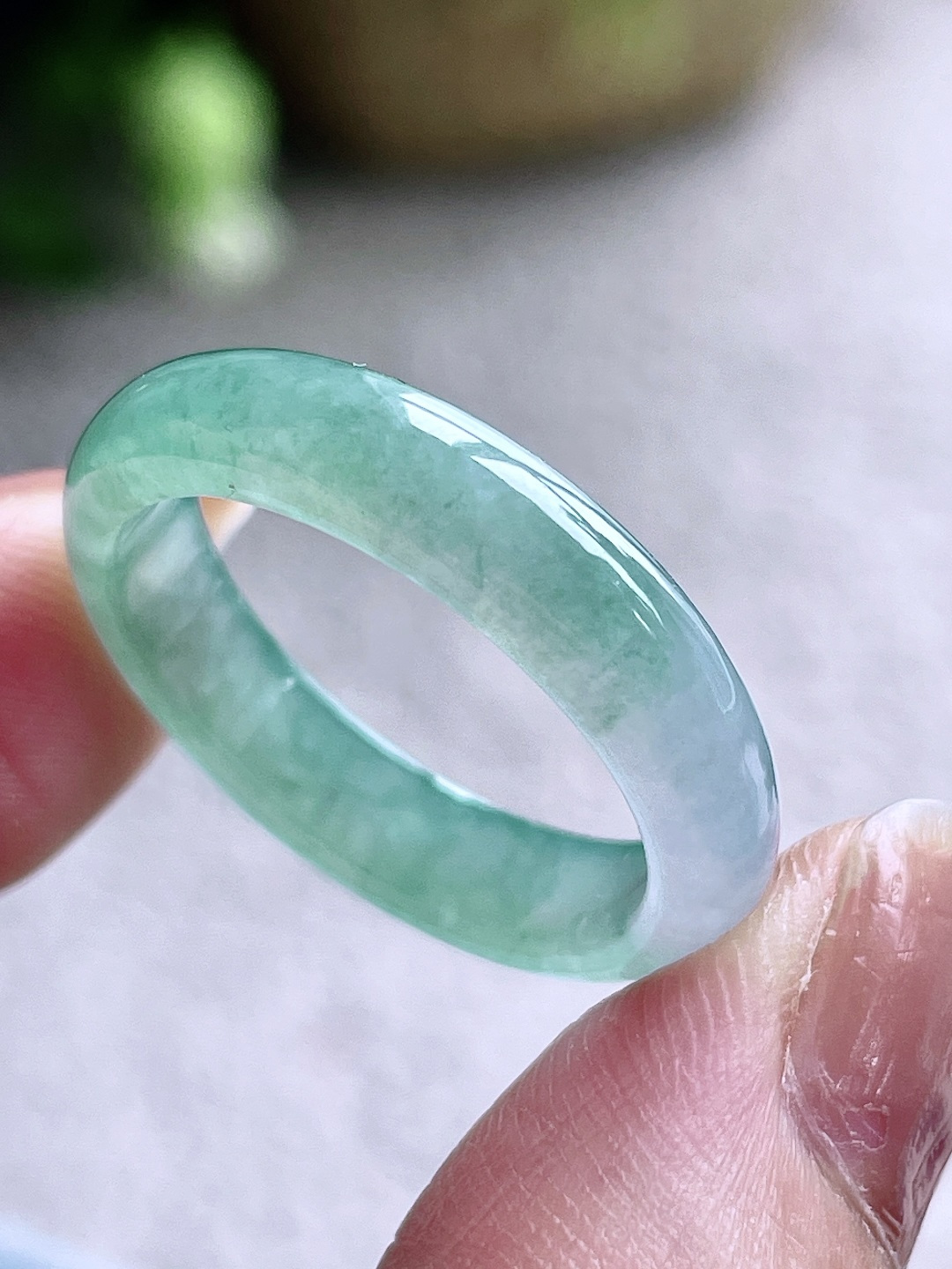 【裸石】冰晴水戒圈指环，缅料，无裂，性比高，尺寸5.2-3，圈口23.5号，重量3.2克
