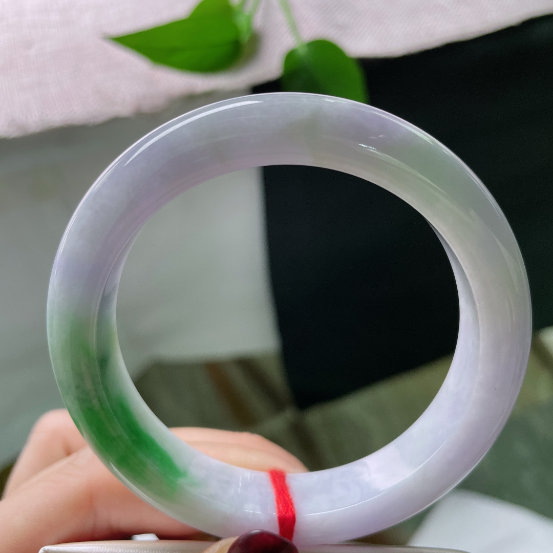 57/12.4/9春彩正圈，干净，紫是夜的序曲，绿是昼的余韵。有棉线，ss51073a