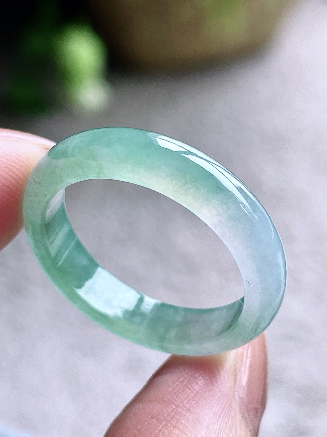 【裸石】冰晴水戒圈指环，缅料，无裂，性比高，尺寸5.2-3，圈口23.5号，重量3.2克