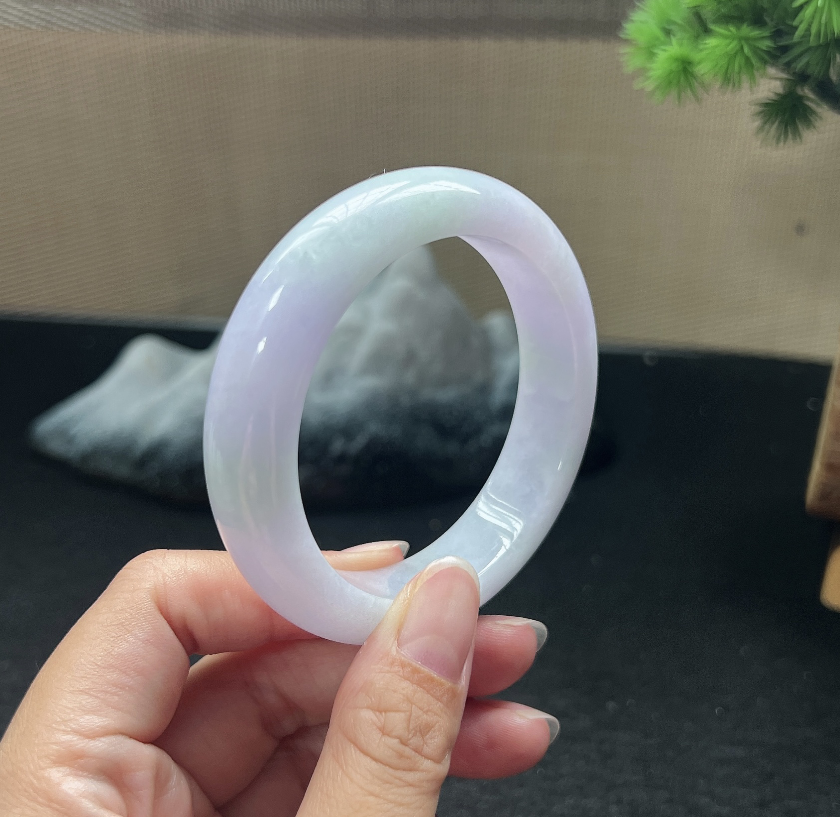 55圈口正圈春彩手镯