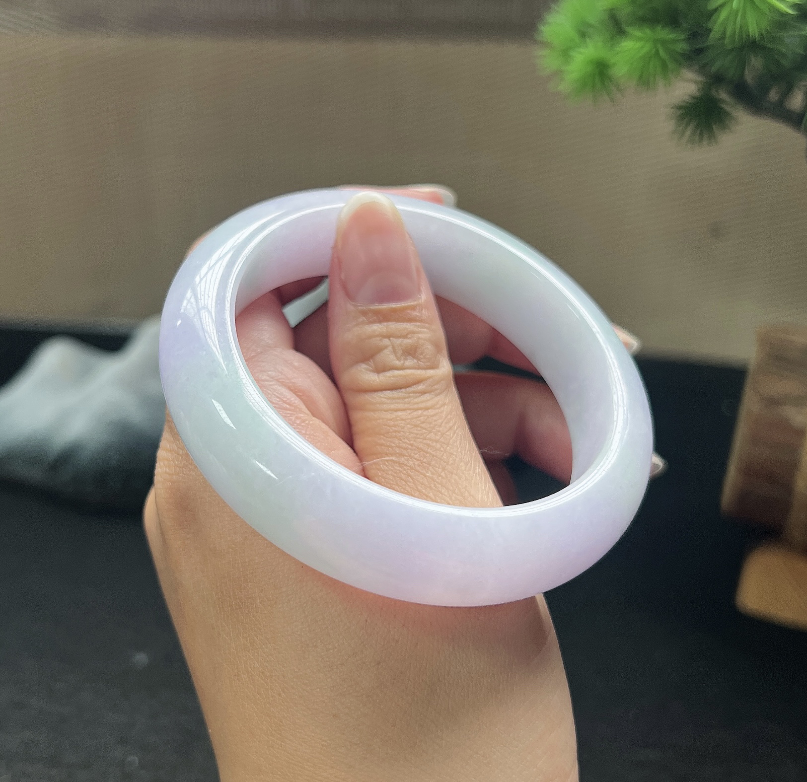 55圈口正圈春彩手镯